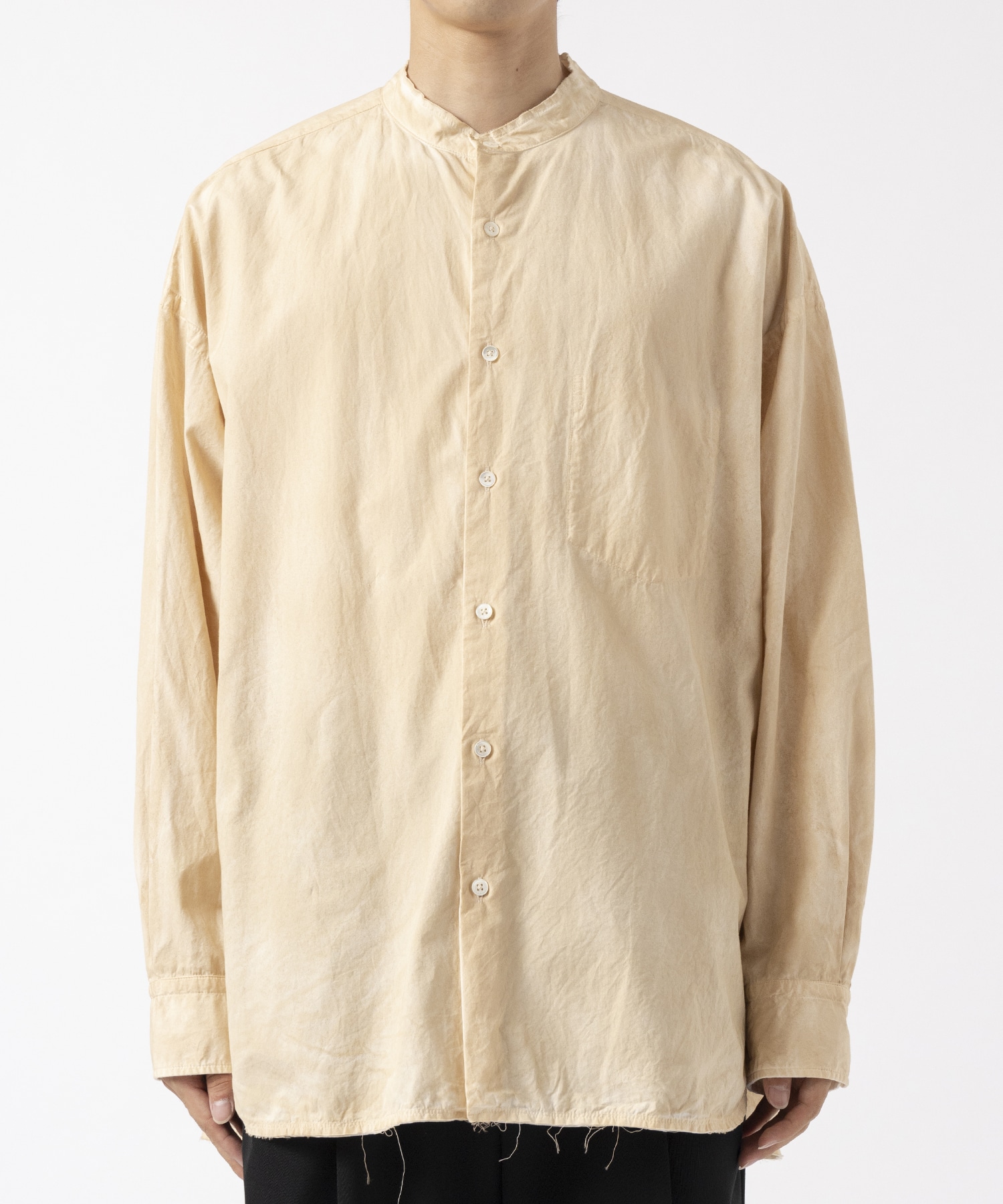 SPRAY DYING NO COLLAR SHIRT CURRENTAGE