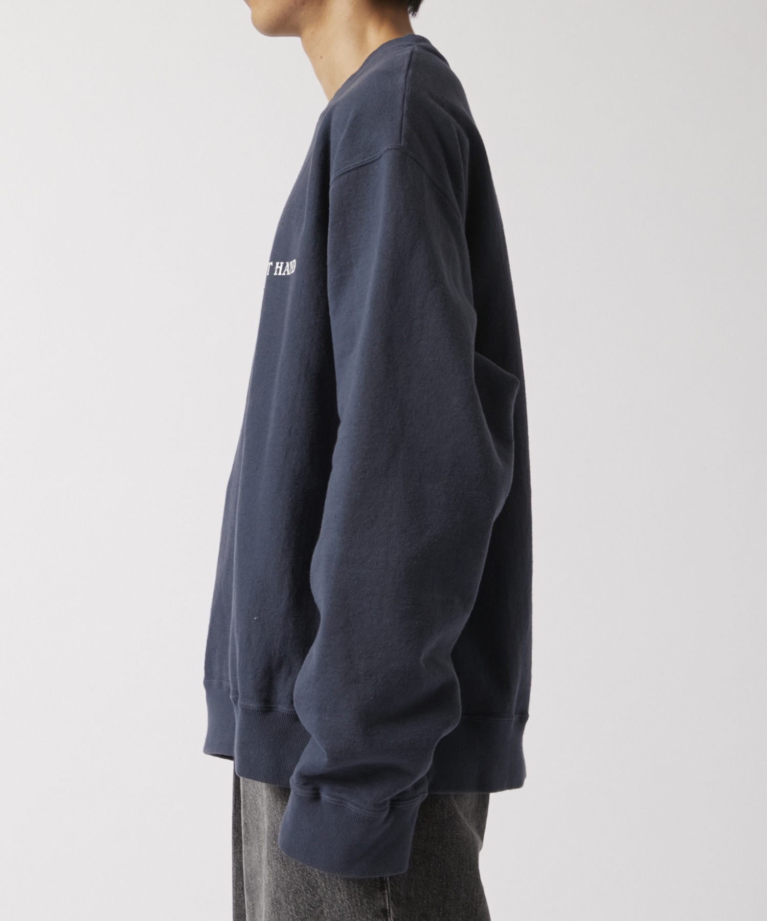 Overdyed Sweat Shirts in a haze Fujimoto