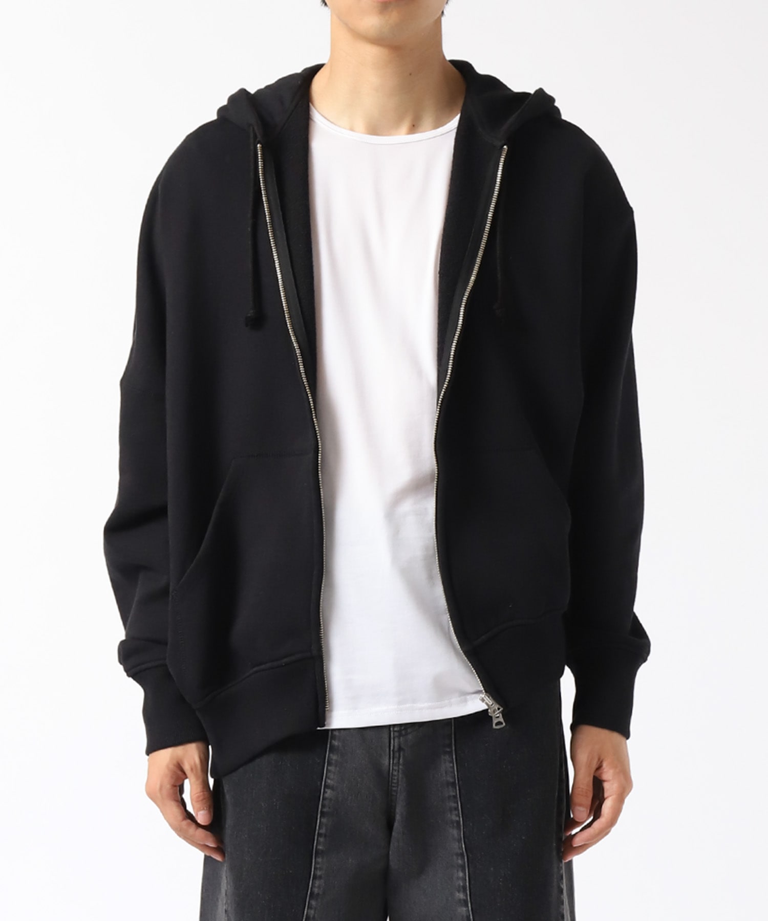 Asymmetry Zip Hoodie INSCRIRE