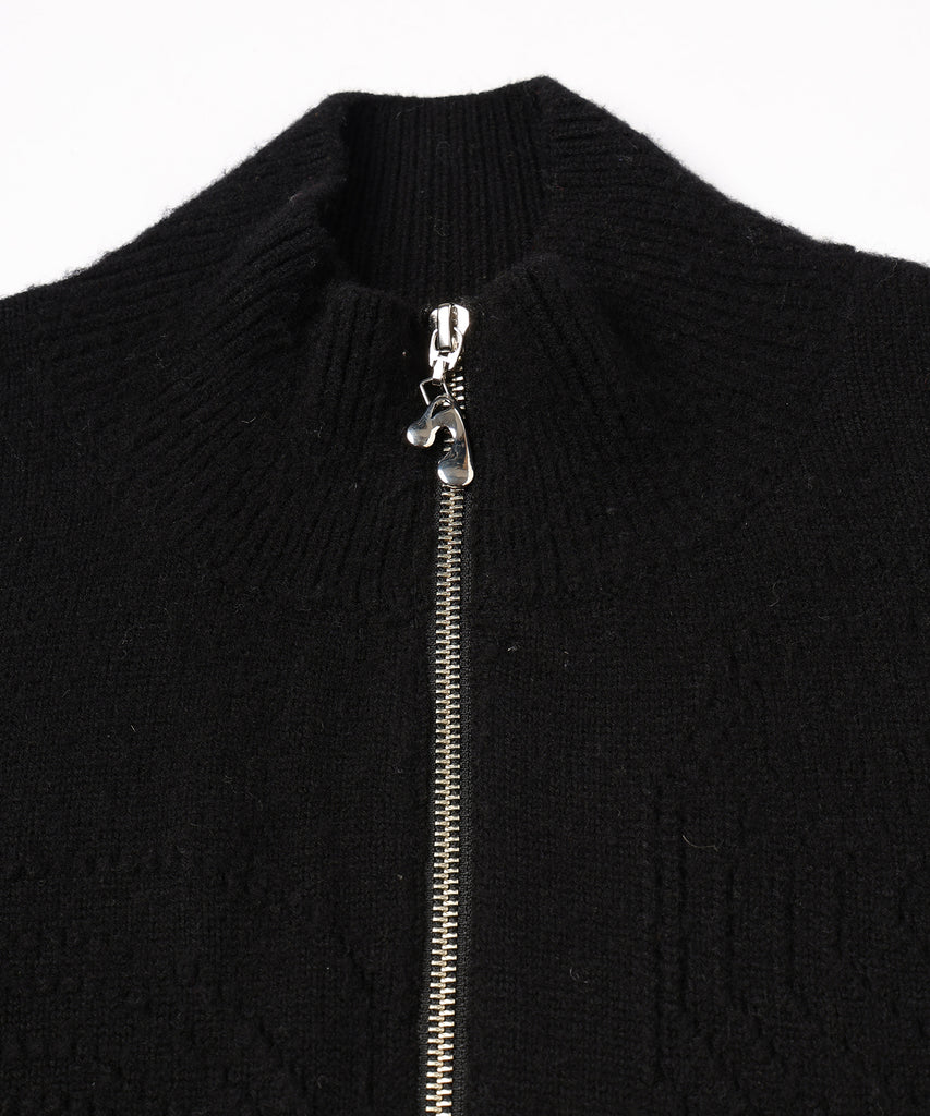 RIPPLES ZIP UP KNIT JieDa