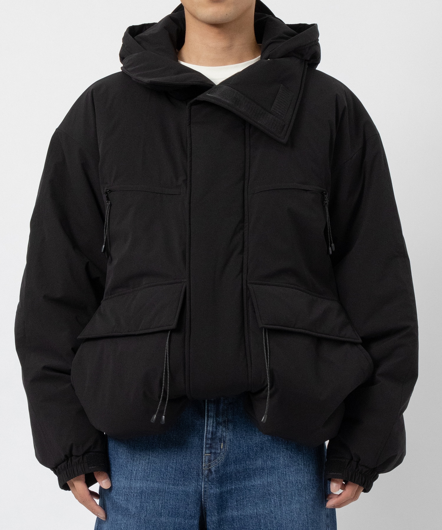 LIGHTWEIGHT FILLED HOODIE BLOUSON FACCIES