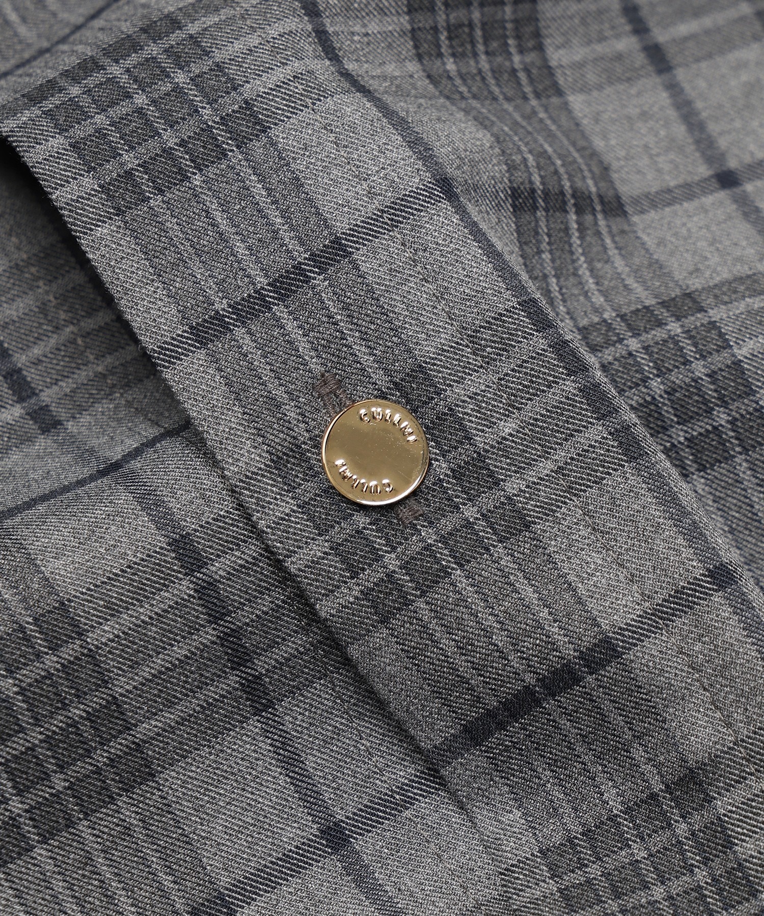 Tartan Check Bow-Tie Long Sleeve Shirt CULLNI