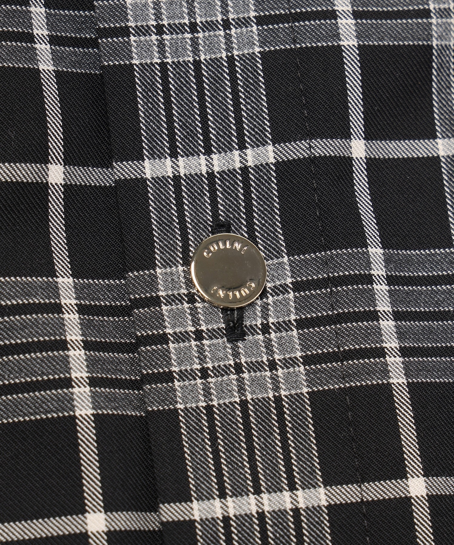 Tartan Check Bow-Tie Long Sleeve Shirt CULLNI