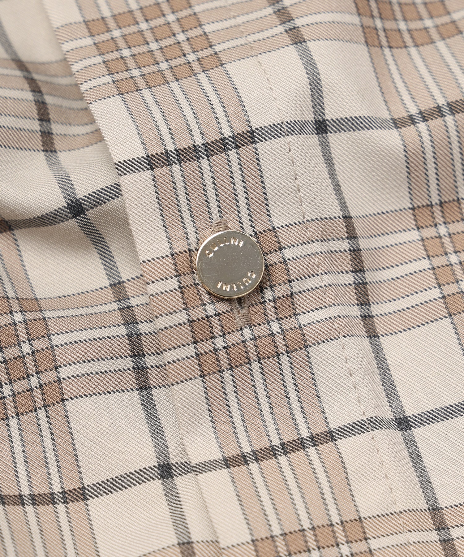 Tartan Check Bow-Tie Long Sleeve Shirt CULLNI