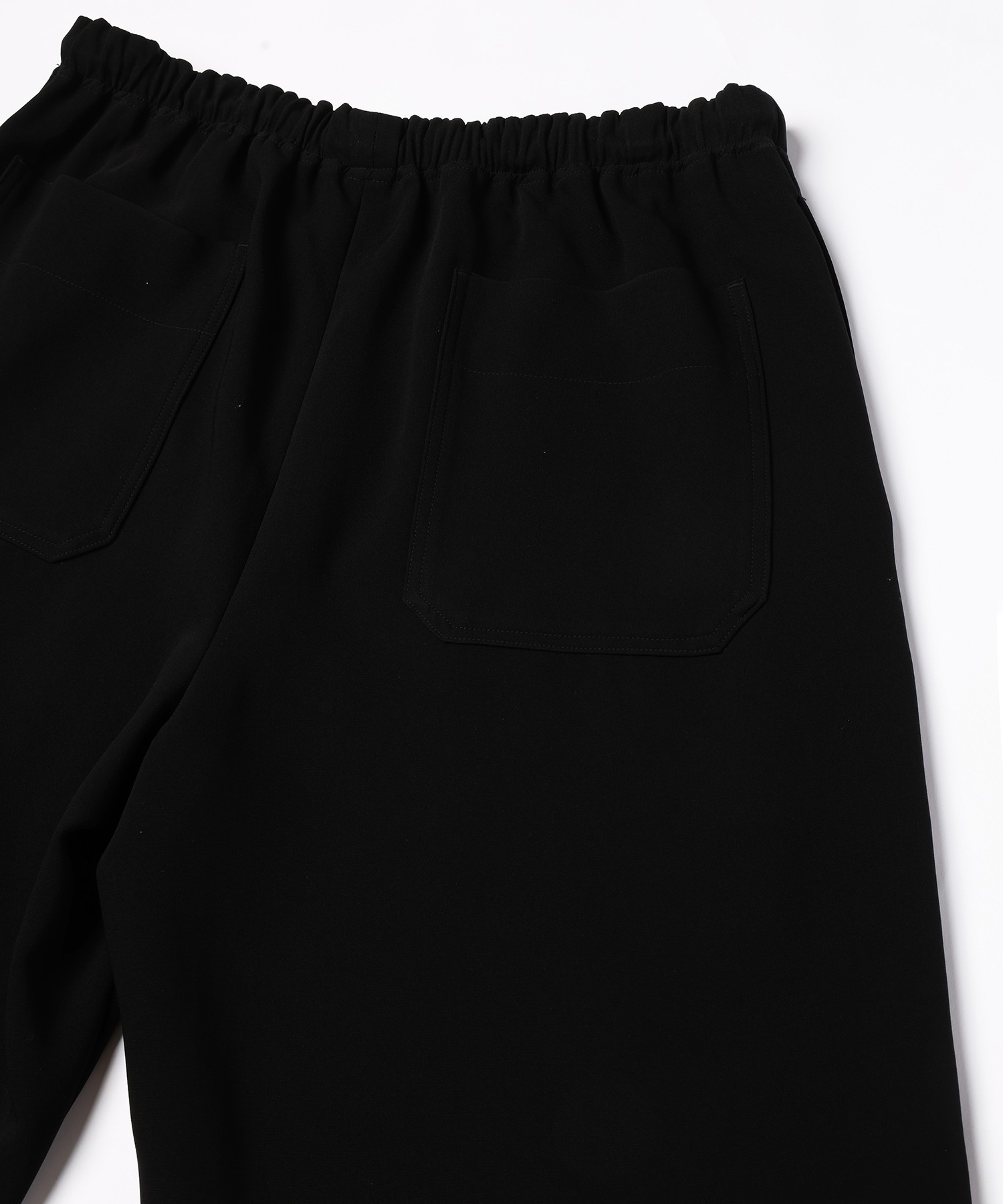 Triacetate Airy Cloth Drawstring Wide Pants CULLNI
