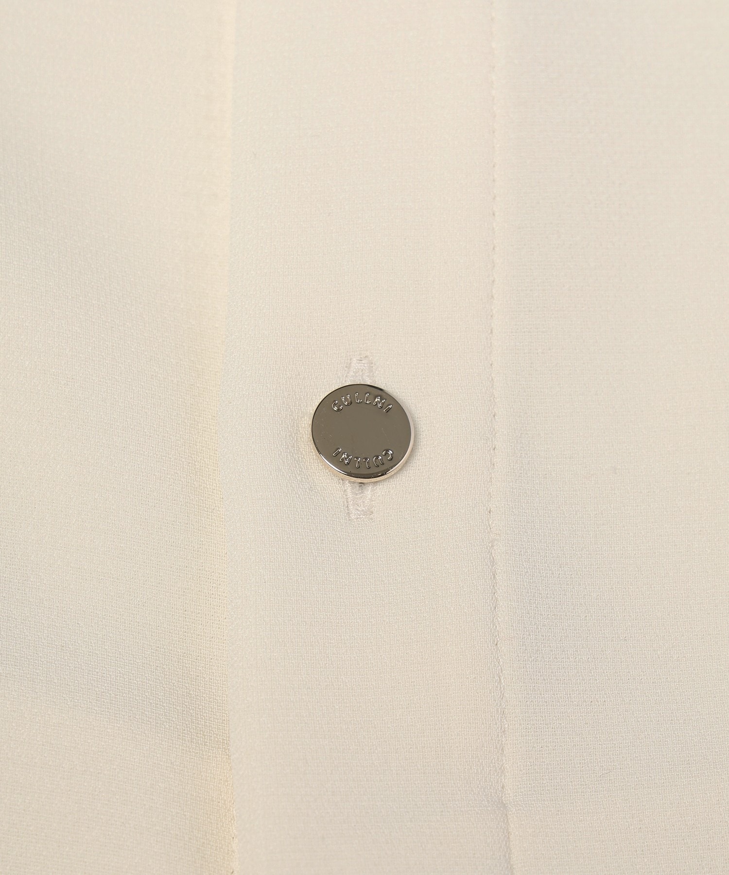 Triacetate Airy Cloth Long Sleeve Shirt Blouson CULLNI