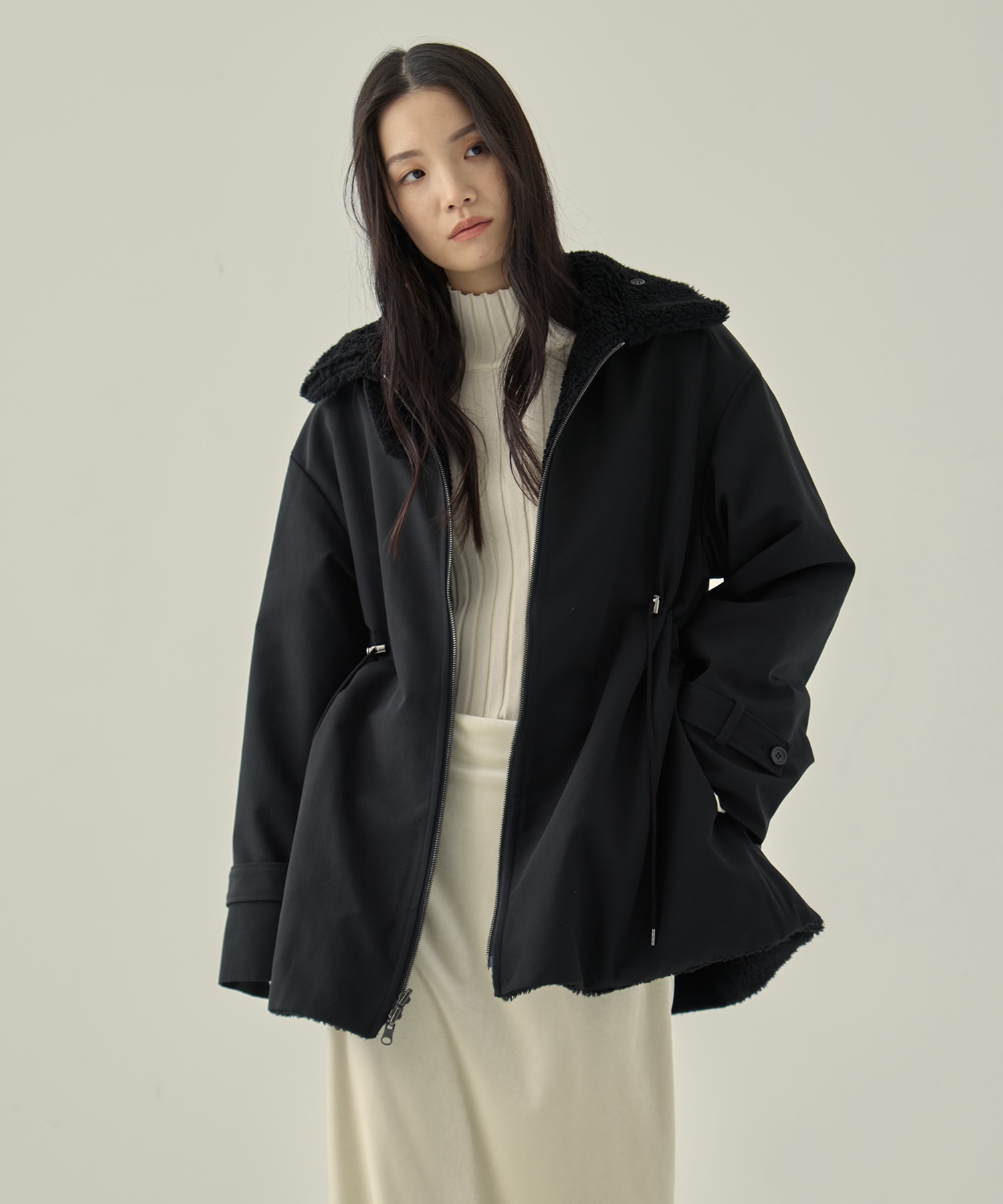 別注リサイクルシェルタフタ×ボア VACHEMENT