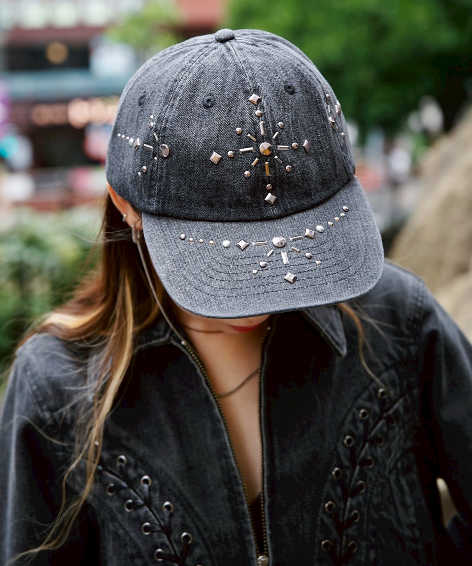 別注silver metal cross cap tanakadaisuke
