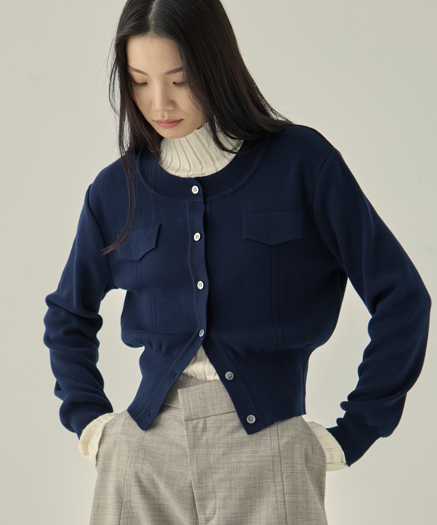 Silk Viscorse Wide Rib KT STUDIOUS