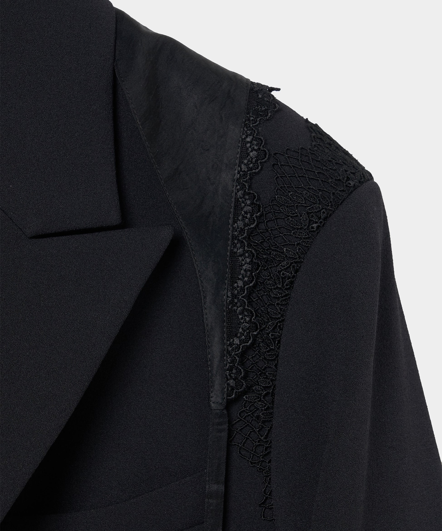 garter collar peaked lapel jacket tanakadaisuke