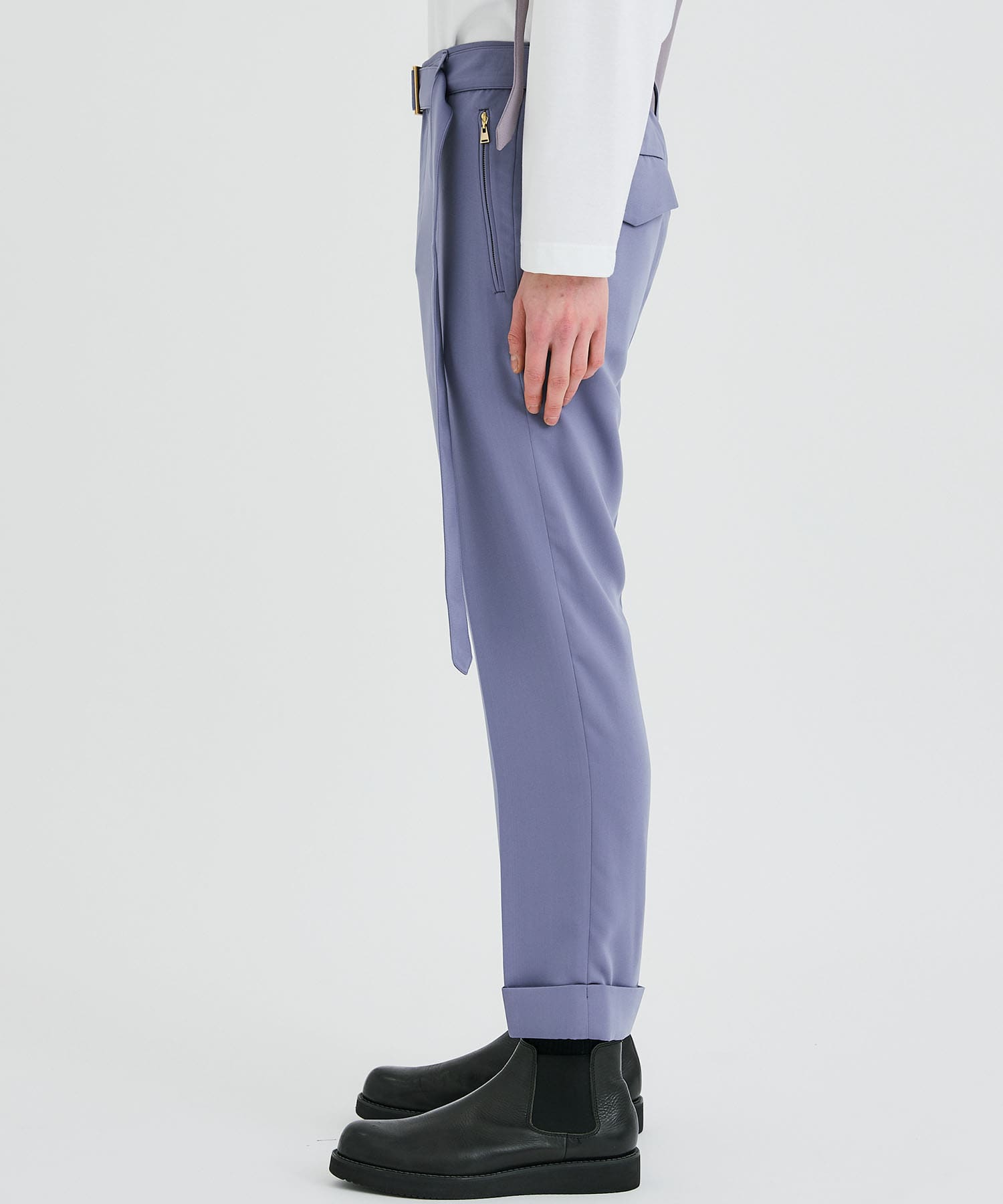 BELTED WIDE SLACKS|CULLNI(クルニ)