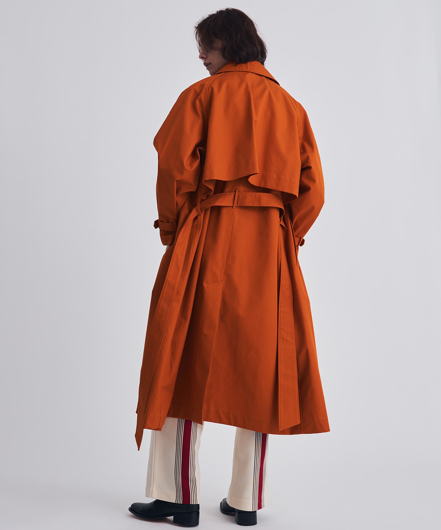 Belted trench coat 