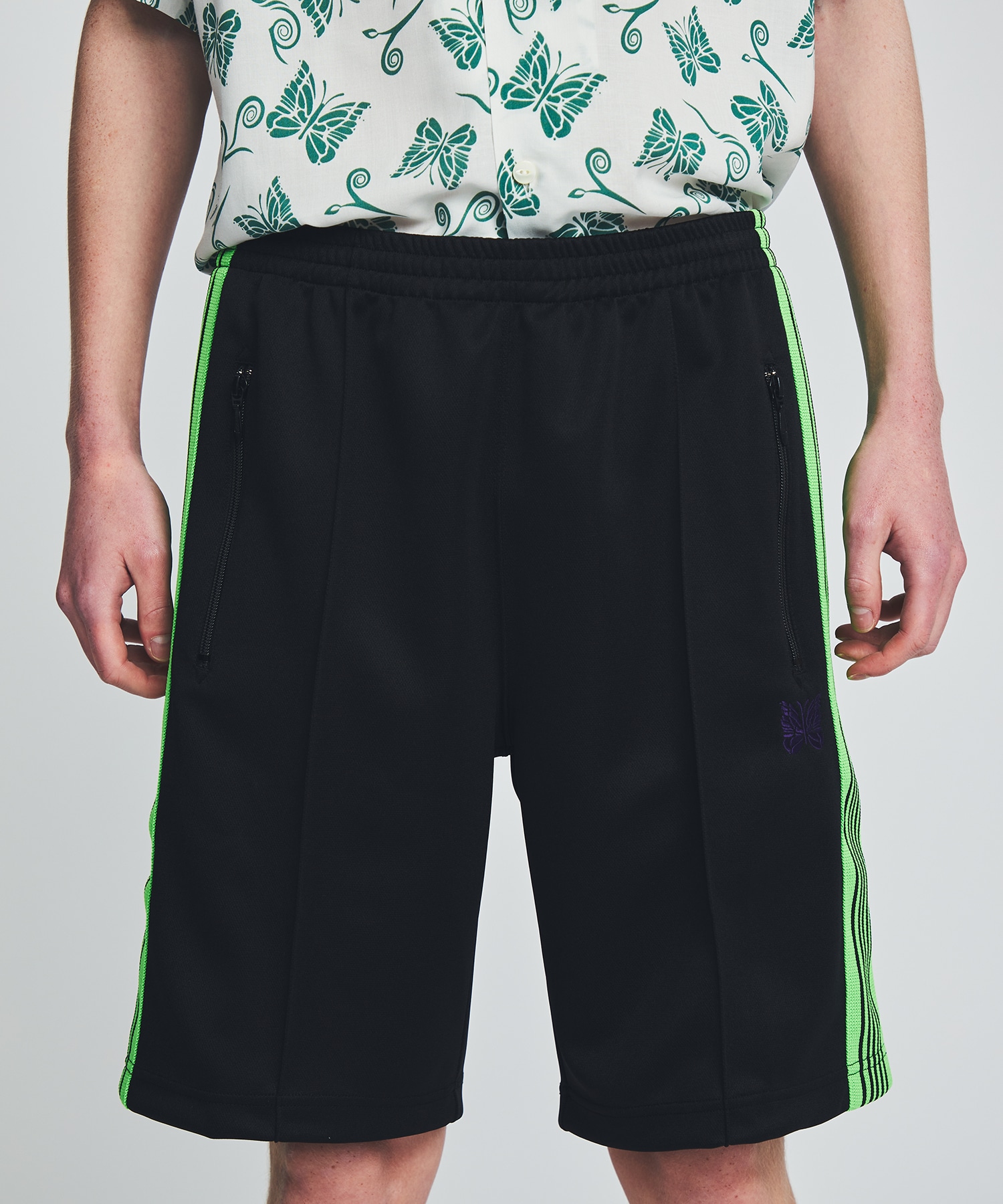 STUDIOUS 別注 Track Shorts(XS LIGHT GREEN): NEEDLES: MENS