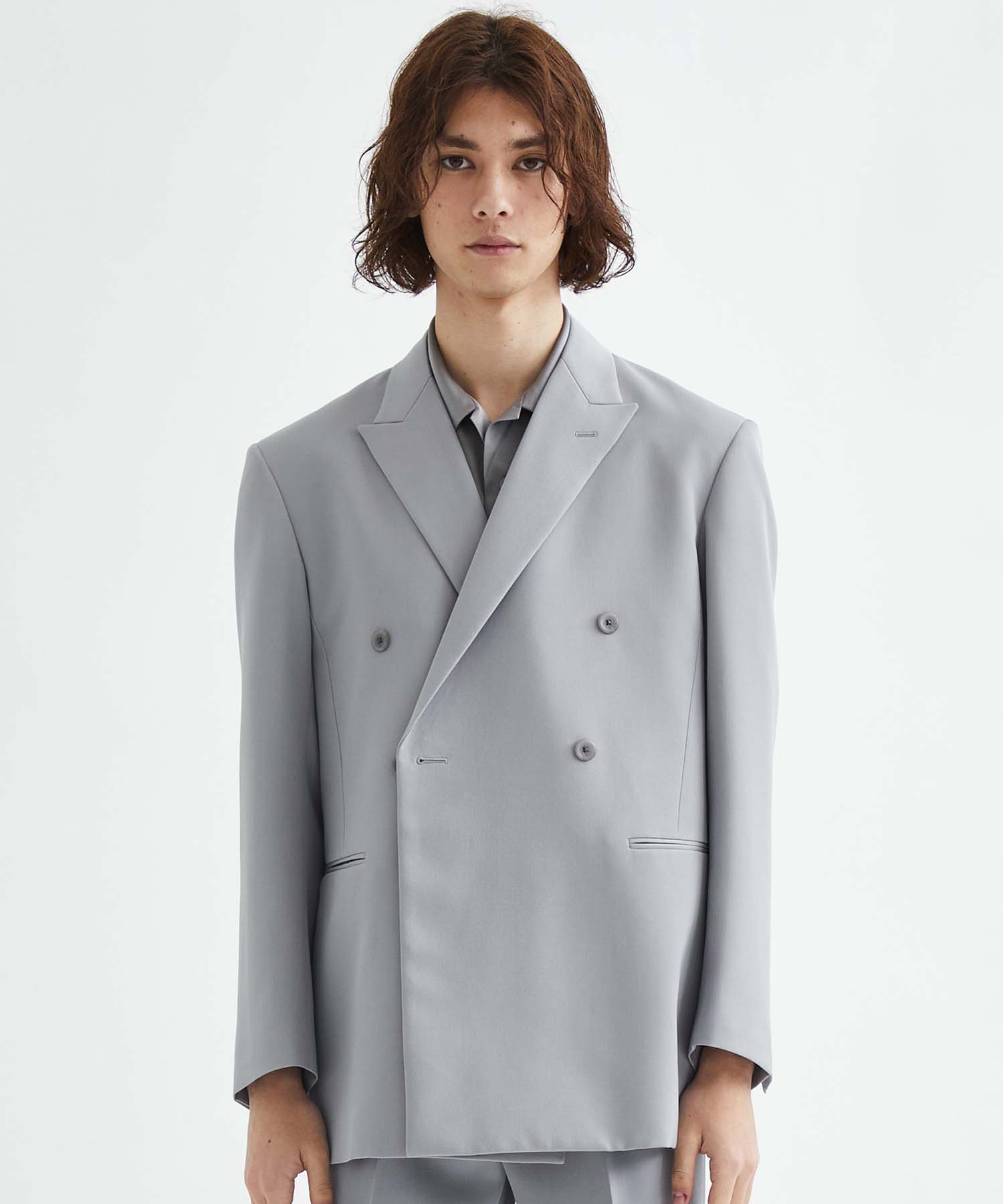 th products / Peaked Lapel Double Jacket