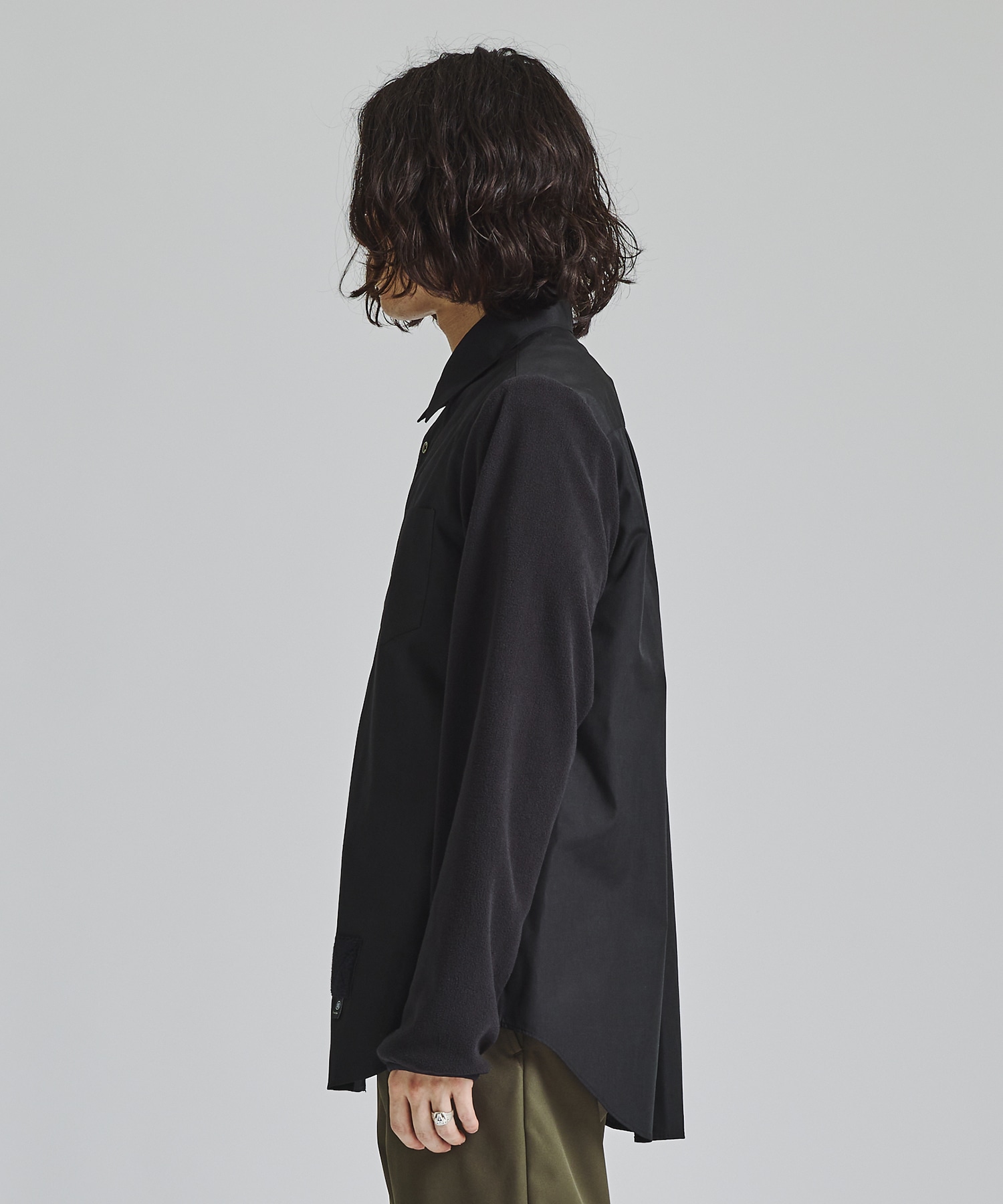 Fleece sleeve shirt | FUMITO GANRYU