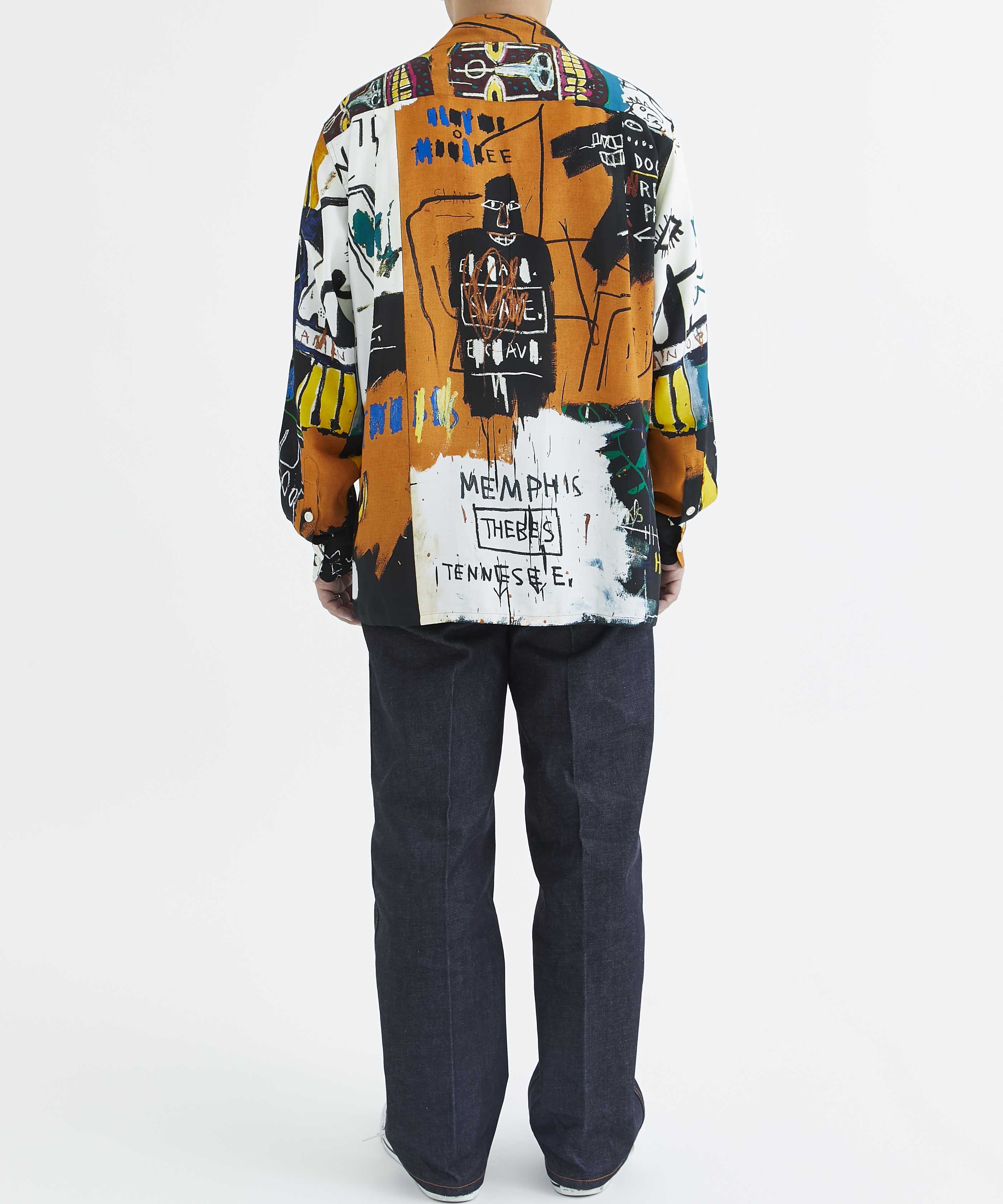 得価2023 WACKO MARIA - WACKO MARIA BASQUIAT HAWAIIAN SHIRT Mの通販