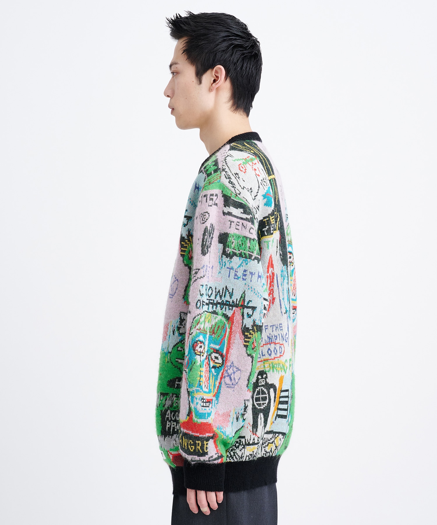 WACKO MARIA   BASQUIAT CREW NECK SWEATER多少の誤差はご理解下さい