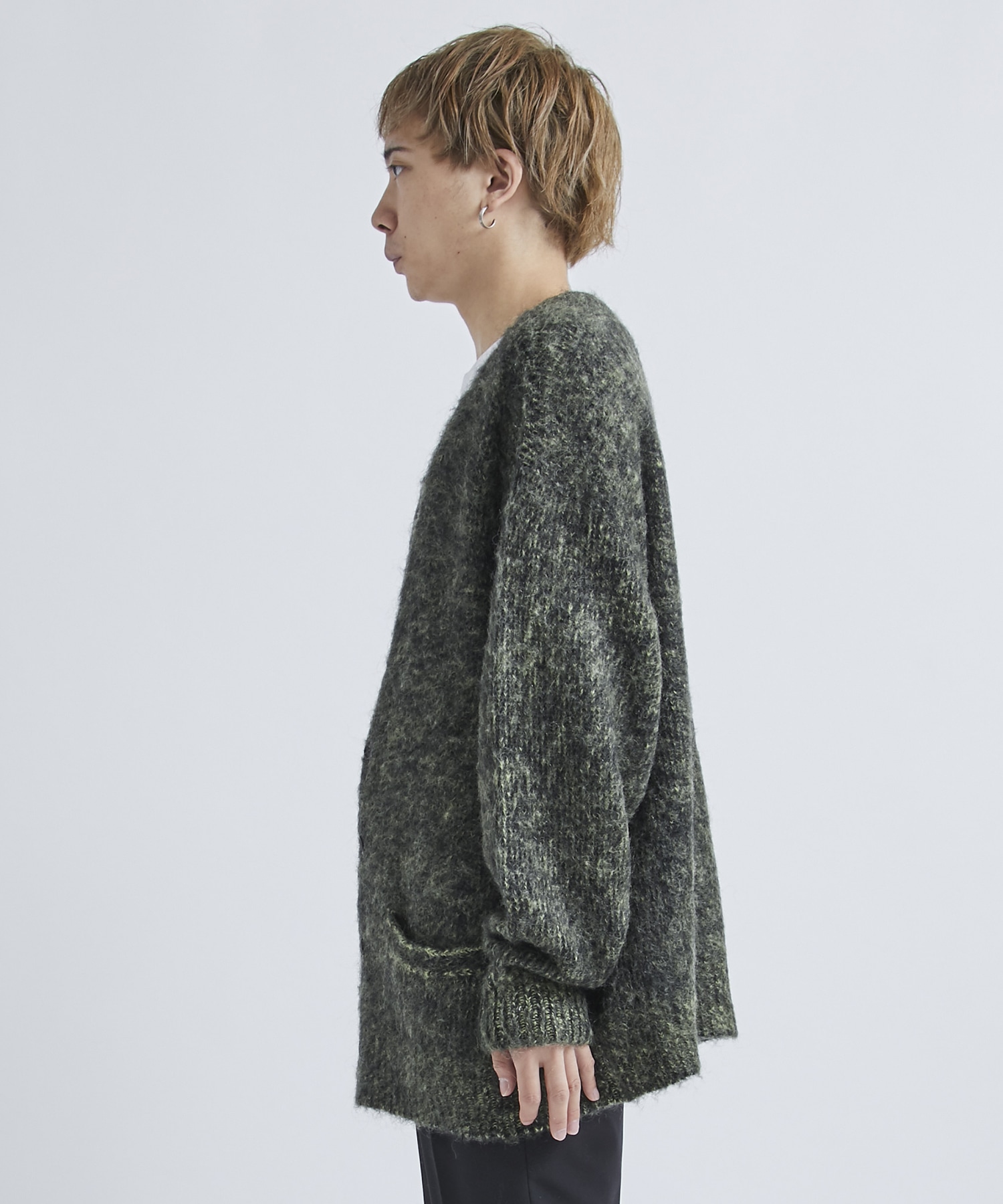 別注〉Innermost color mohair cardigan | NEON SIGN