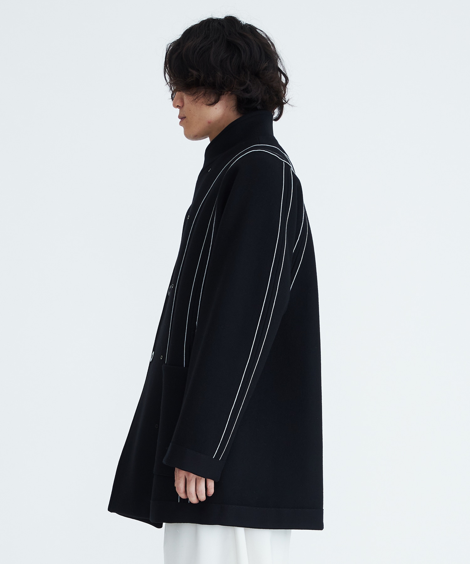 送料無料（沖縄配送） IRENISA 22AW REVERSIBLE STAND HALF COAT | www