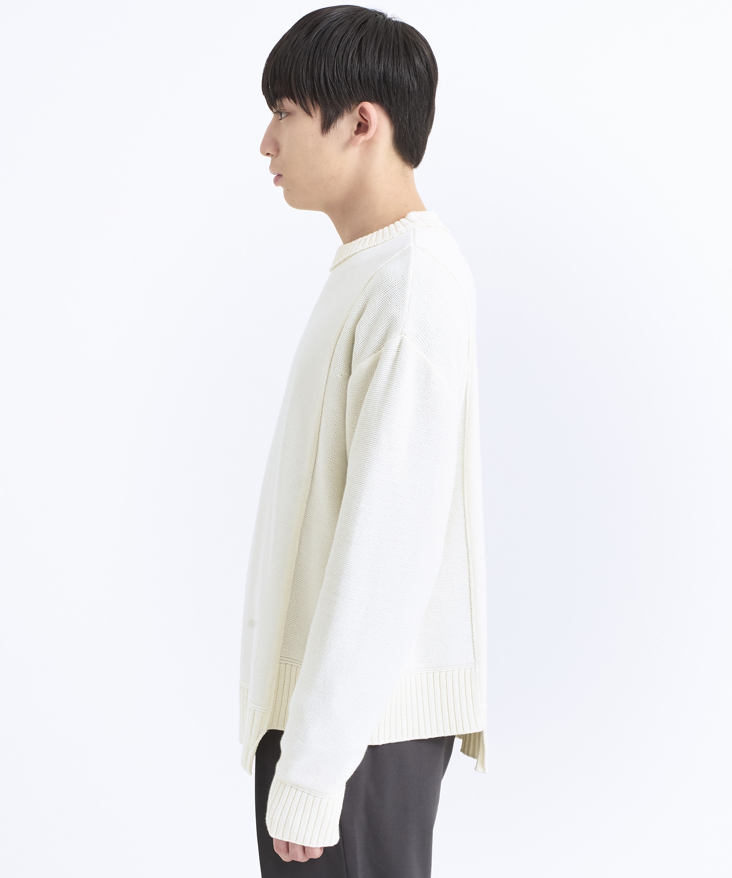 MUZE 20aw OVERSIZE INSIDEOUT KNIT - luknova.com