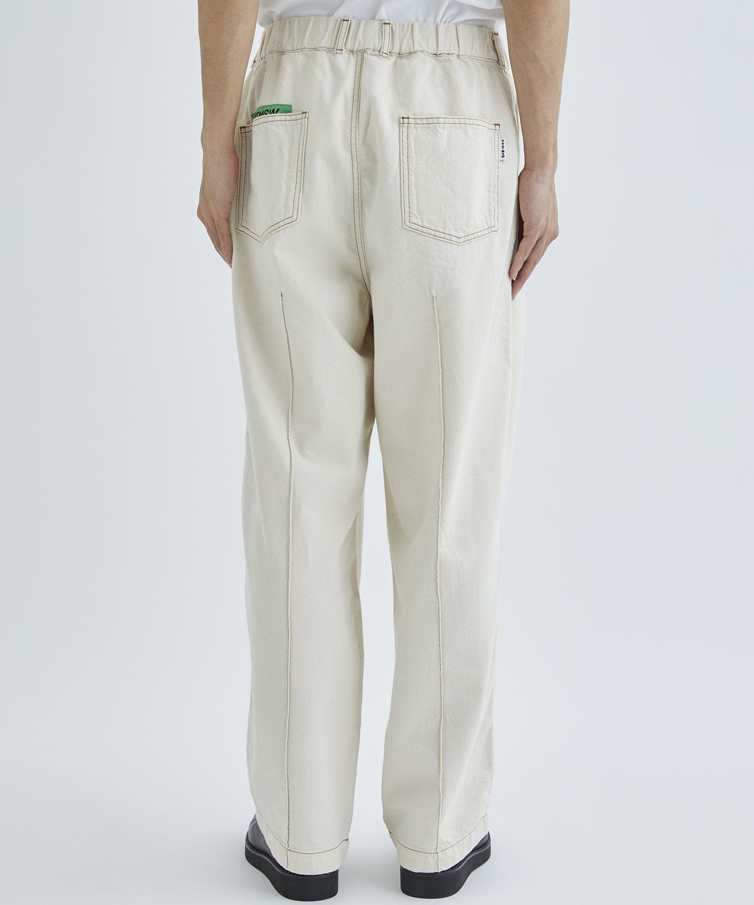 TTT MSW ／Organic cotton denim wide pants