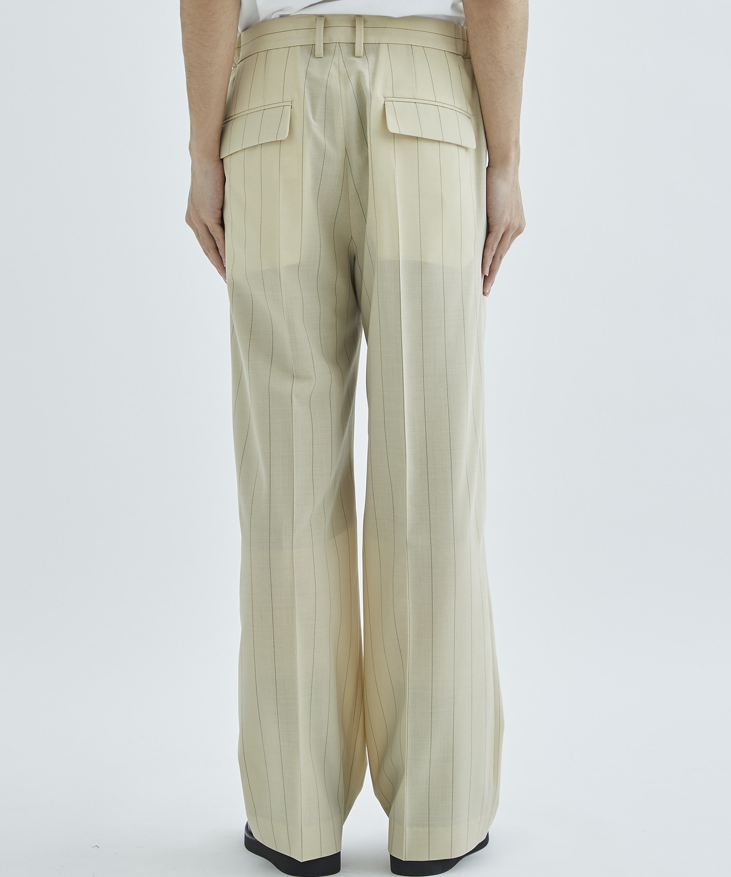 IRENISA TWO TUCKS WIDE PANTS size2 - 通販 - solarenergysas.com.ar