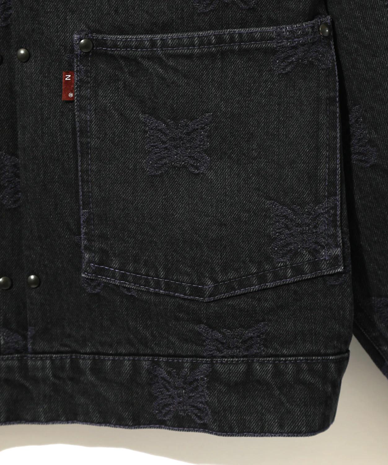 即納ショップ Needles M.W. Jean Jacket - Papillon Emb Gジャン