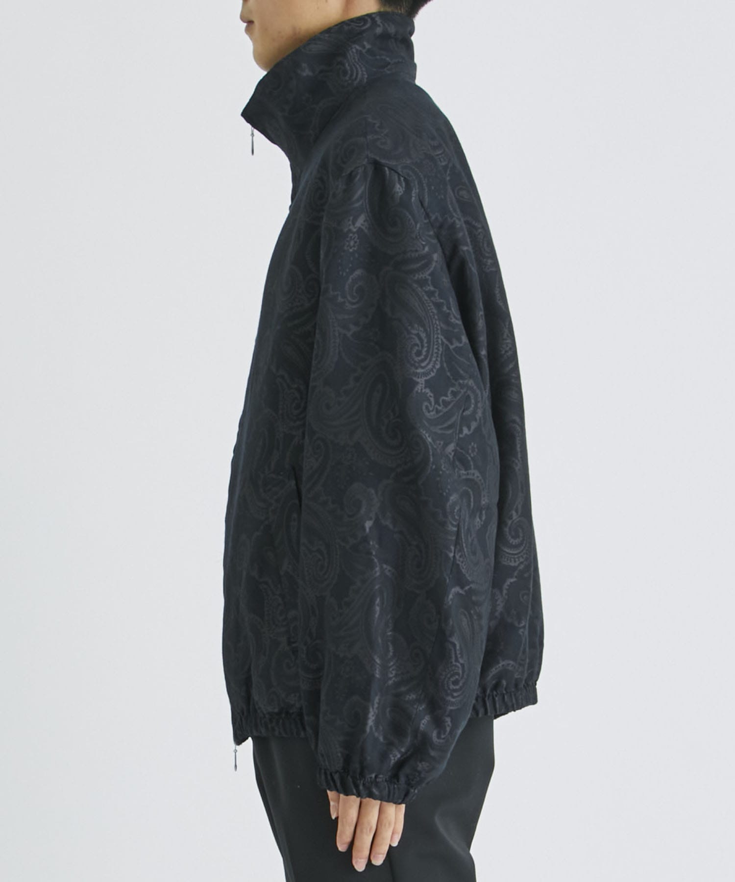 Track jacket - Paisley jacquard