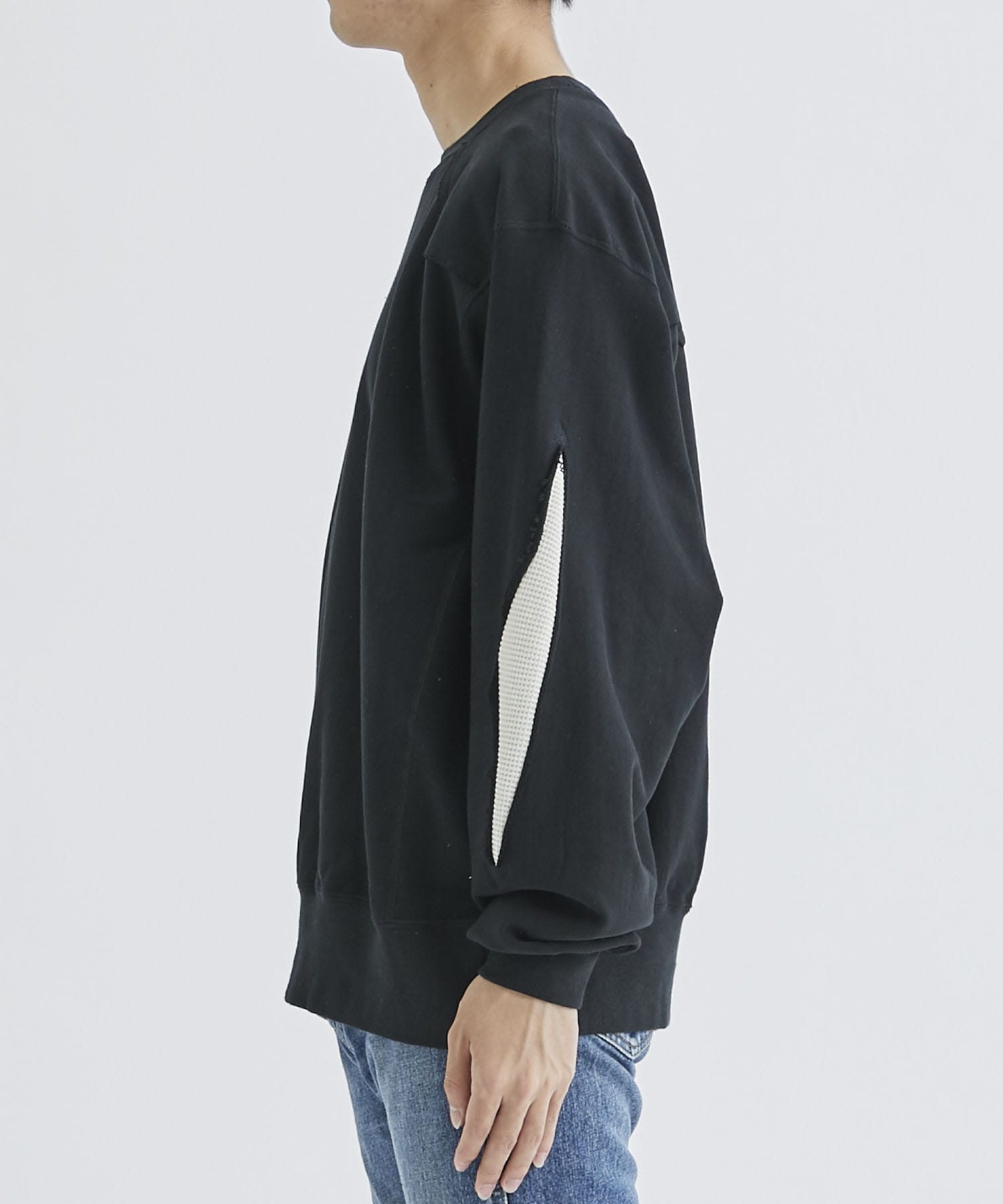 WESTERN CUT OUT NECK SWEAT SHIRTS | The Letters