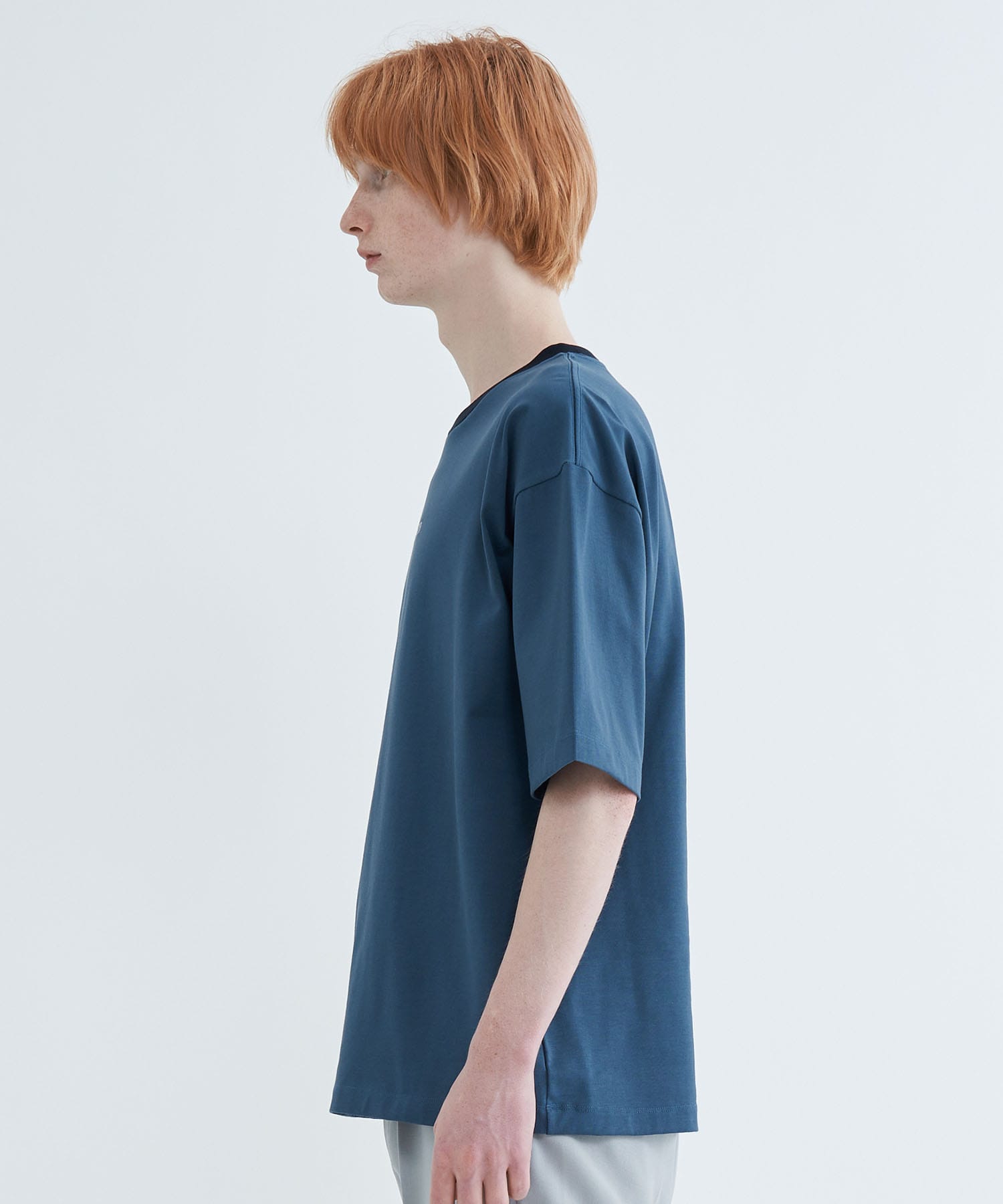 STUDIOUS刺繍ロゴS/S Tee STUDIOUS