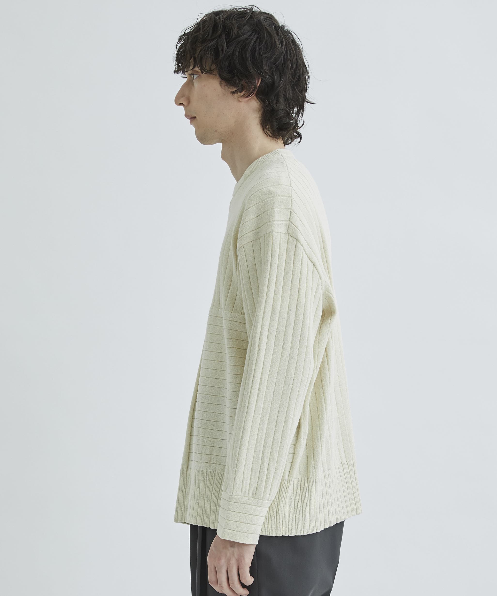 RIB CREW NECK KNIT PO | STUDIOUS