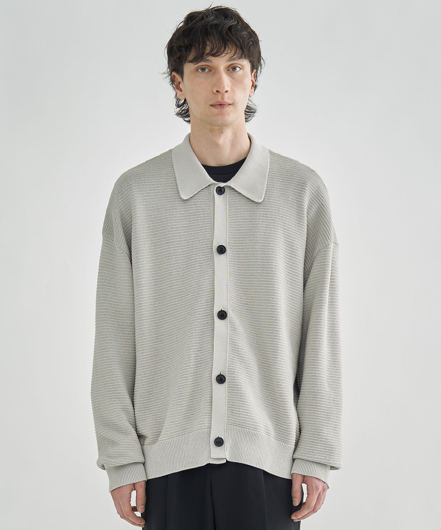 <CITY>ポロカーディガン STUDIOUS