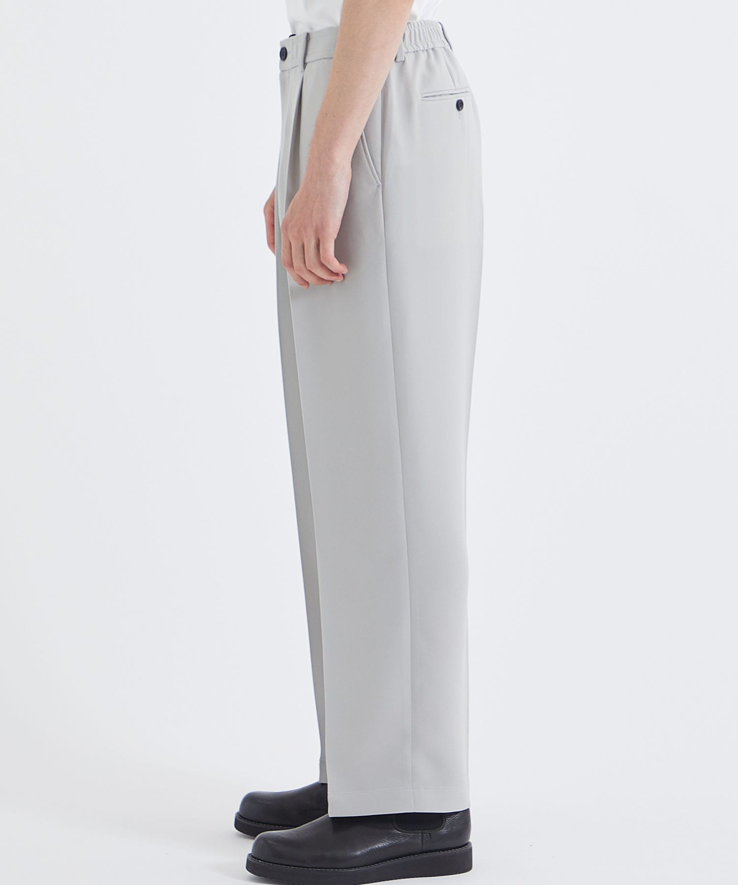 完売品］エヌハリウッドWIDE TAPERED EASY SLACKS 38-