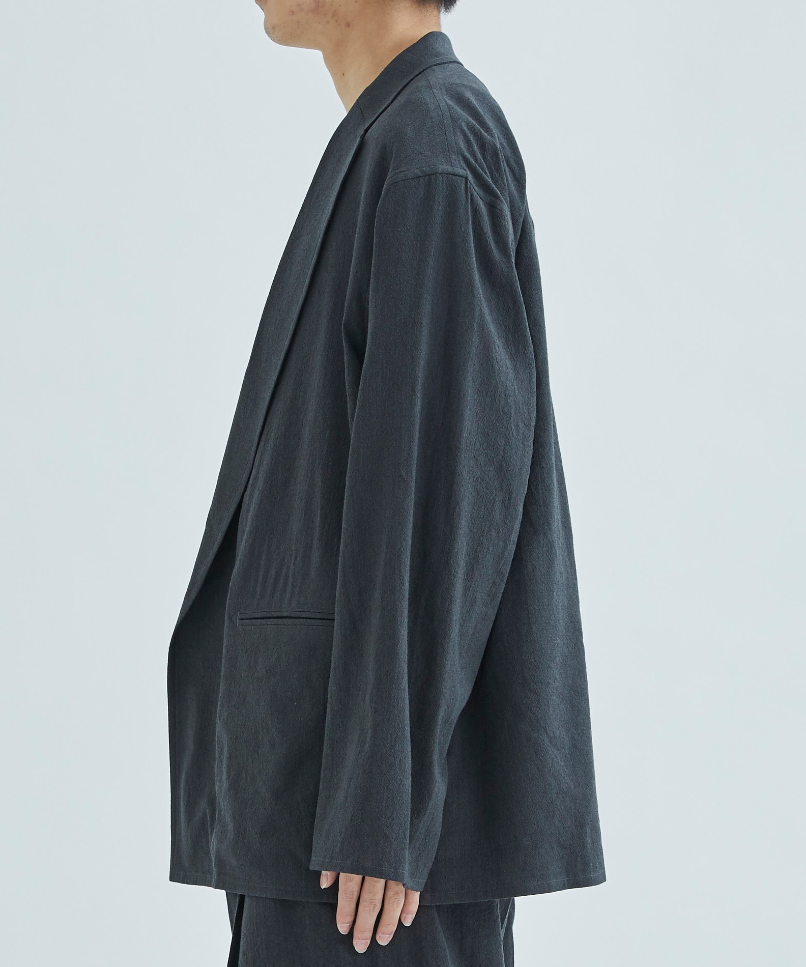 Wool Rayon Silk Cardigan Jacket｜blurhms