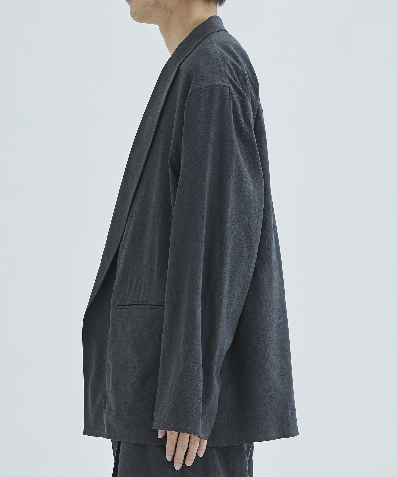 Wool Rayon Silk Cardigan Jacket｜blurhms