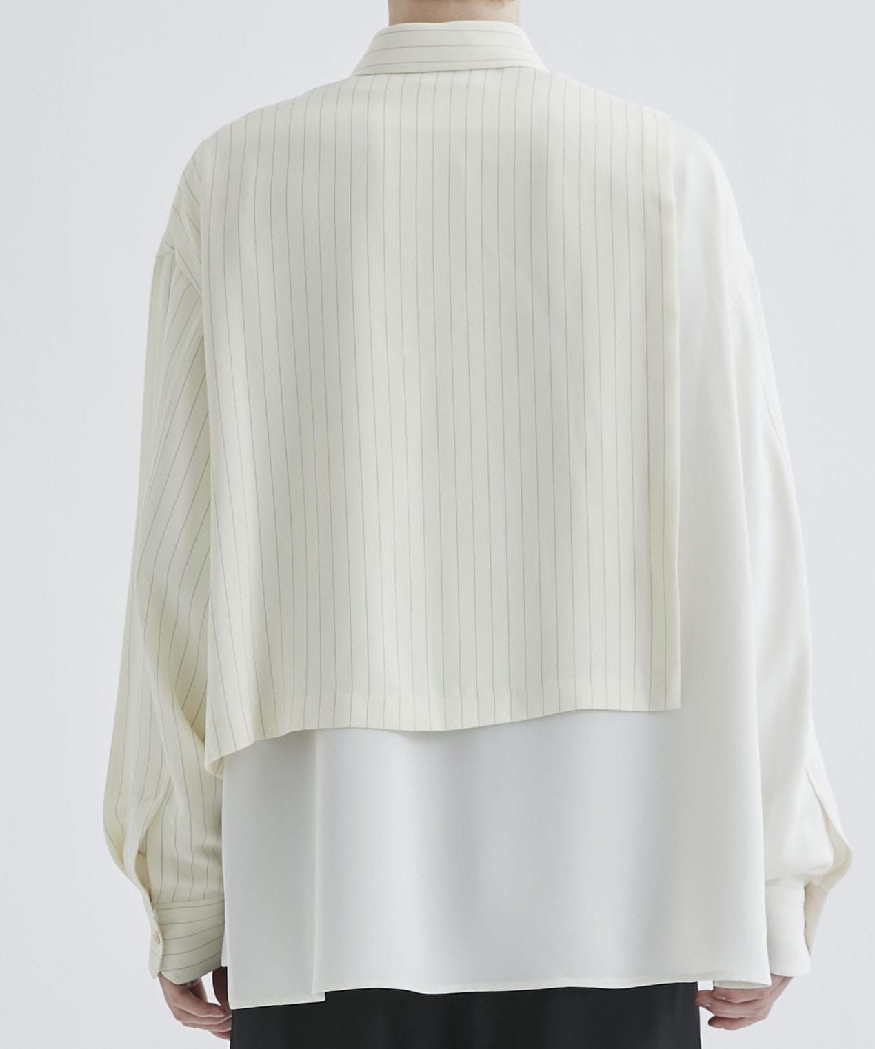 Asymmetrical Stripe Shirt | CULLNI