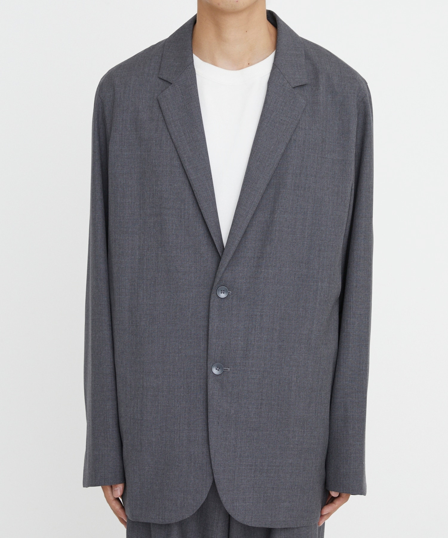 WOOL TROPICAL TAILORED JACKET | ATON