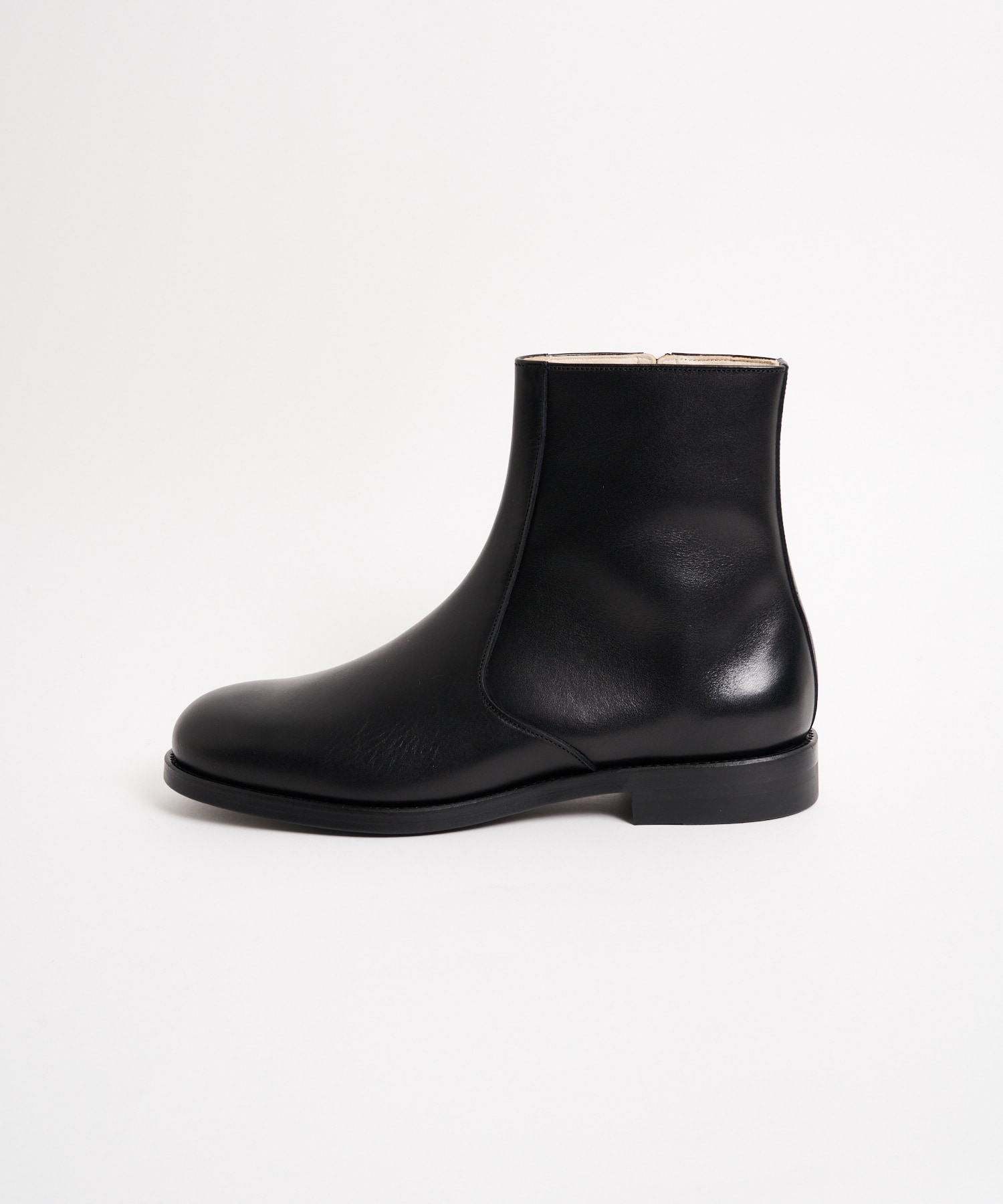 SIDE ZIP BOOTS(LEATHER SOLE) foot the coacher