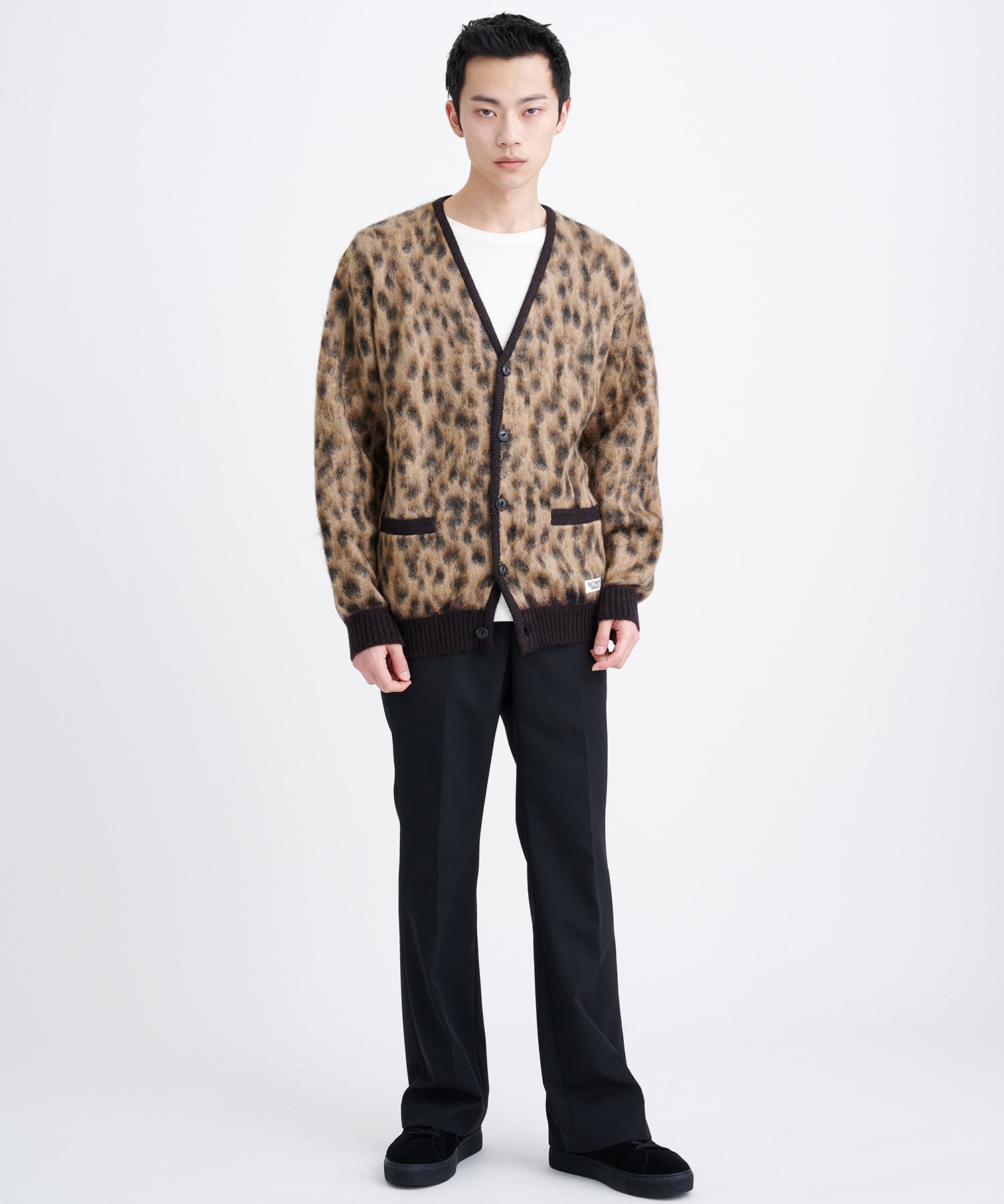 LEOPARD MOHAIR CARDIGAN ( TYPE-1 ) WACKO MARIA