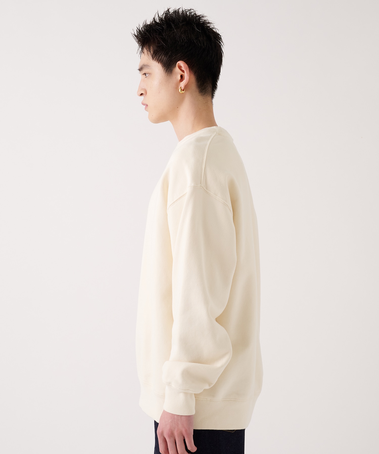 OVERDYE EMBROIDERY SWEAT CREW｜JieDa