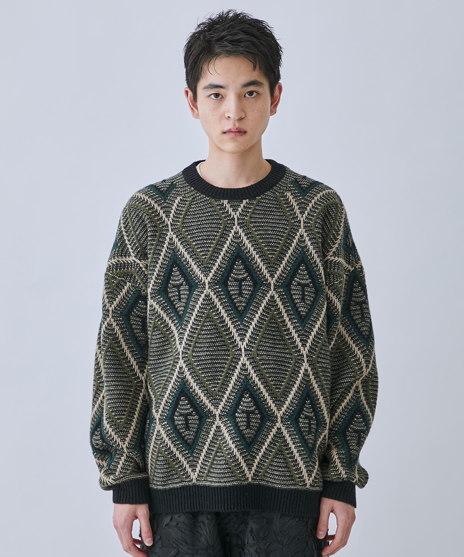 Diamond pull over knit TTT MSW