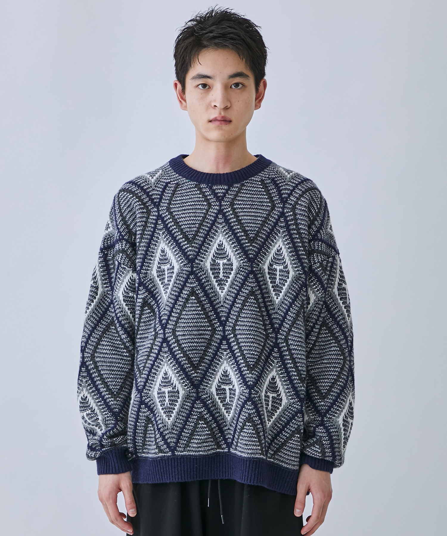 Diamond pull over knit TTT MSW