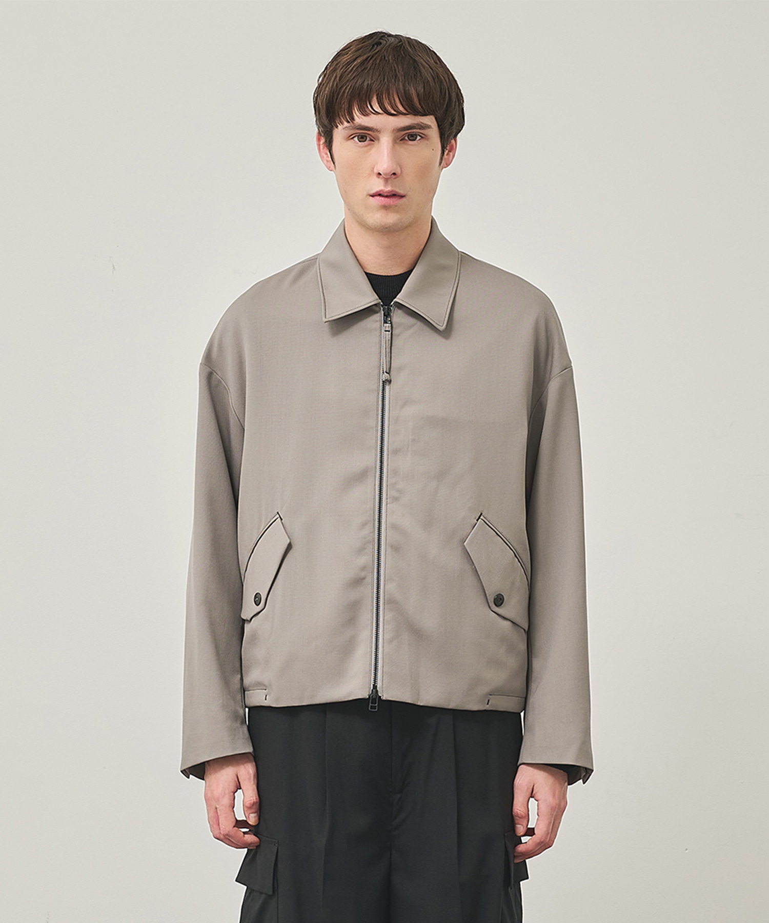 NO SEASON WASHABLEWOOL BLOUSON			 STUDIOUS