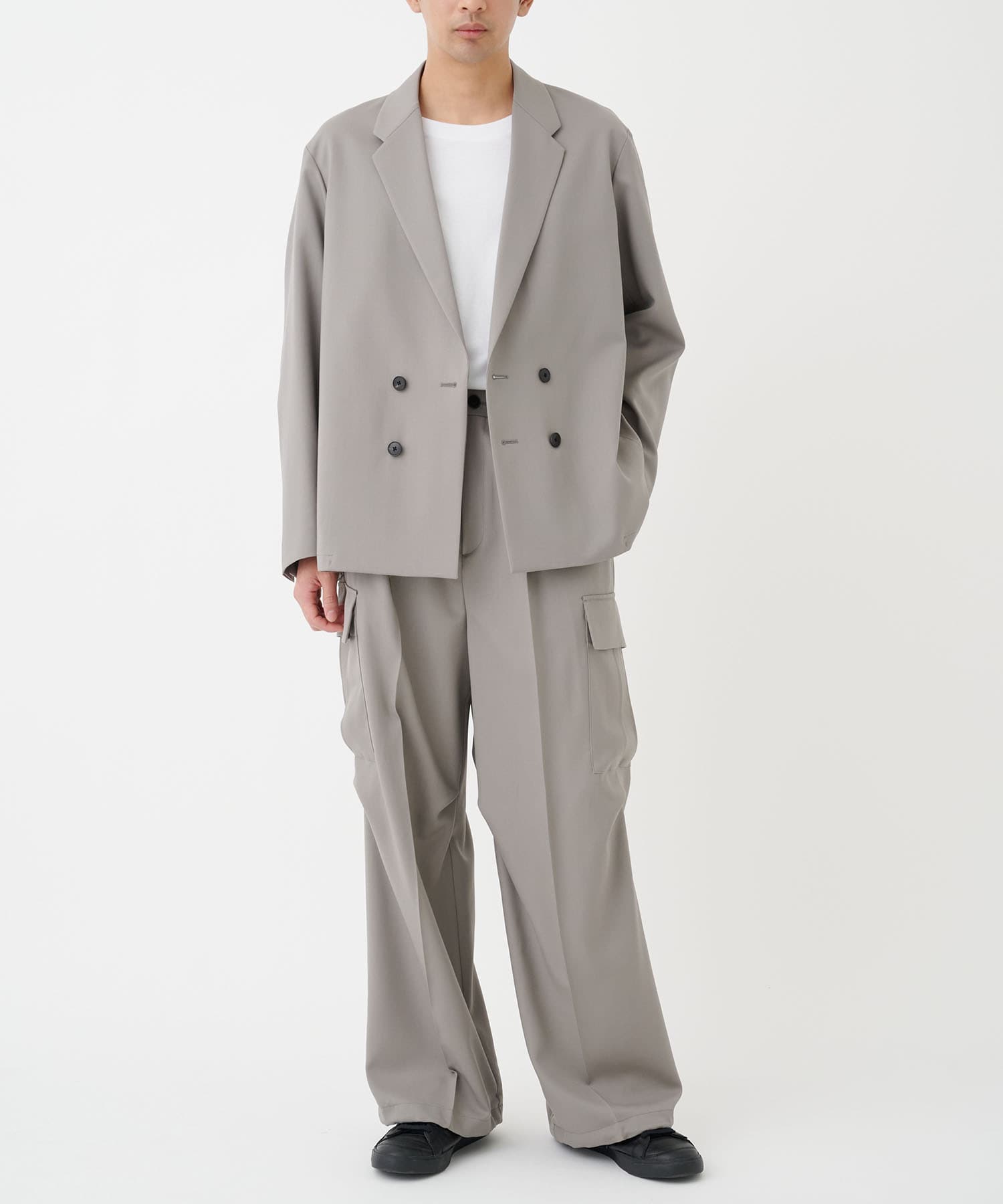 NO SEASON WASHABLEWOOL JACKET STUDIOUS