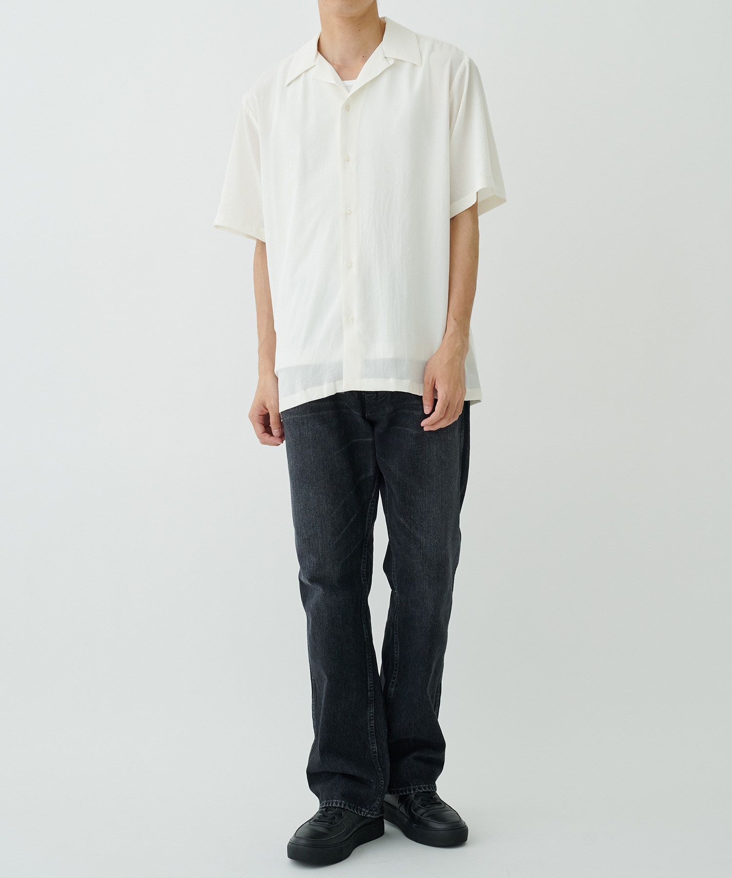 OPEN COLLAR S/S SHIRT RAINMAKER