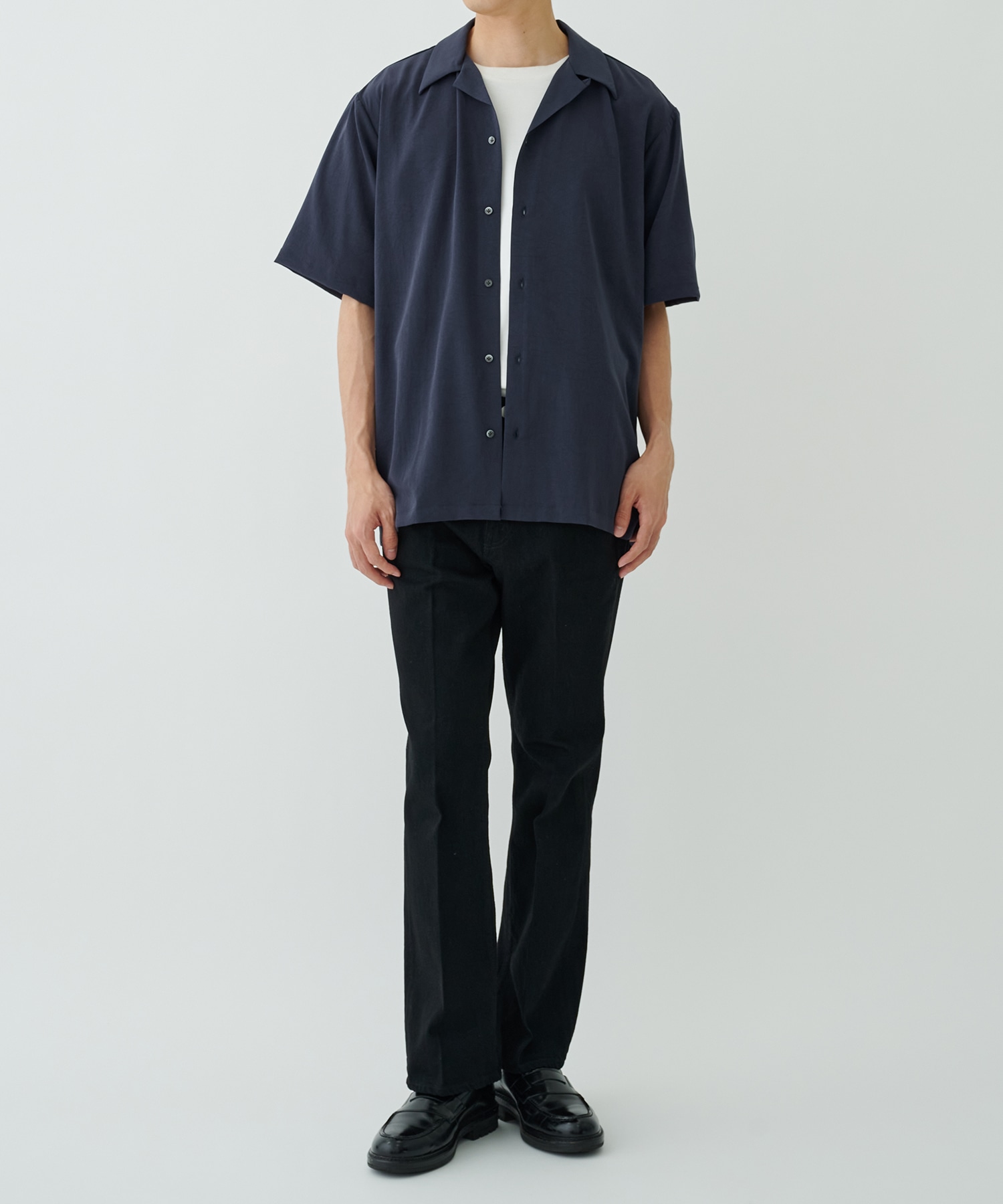 OPEN COLLAR S/S SHIRT RAINMAKER