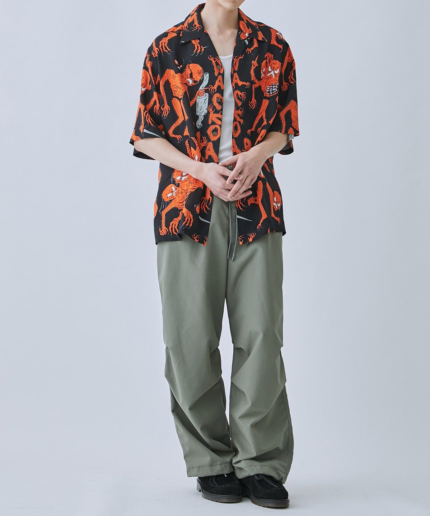 NECK FACE / HAWAIIAN SHIRT S/S ( TYPE-4 ) WACKO MARIA