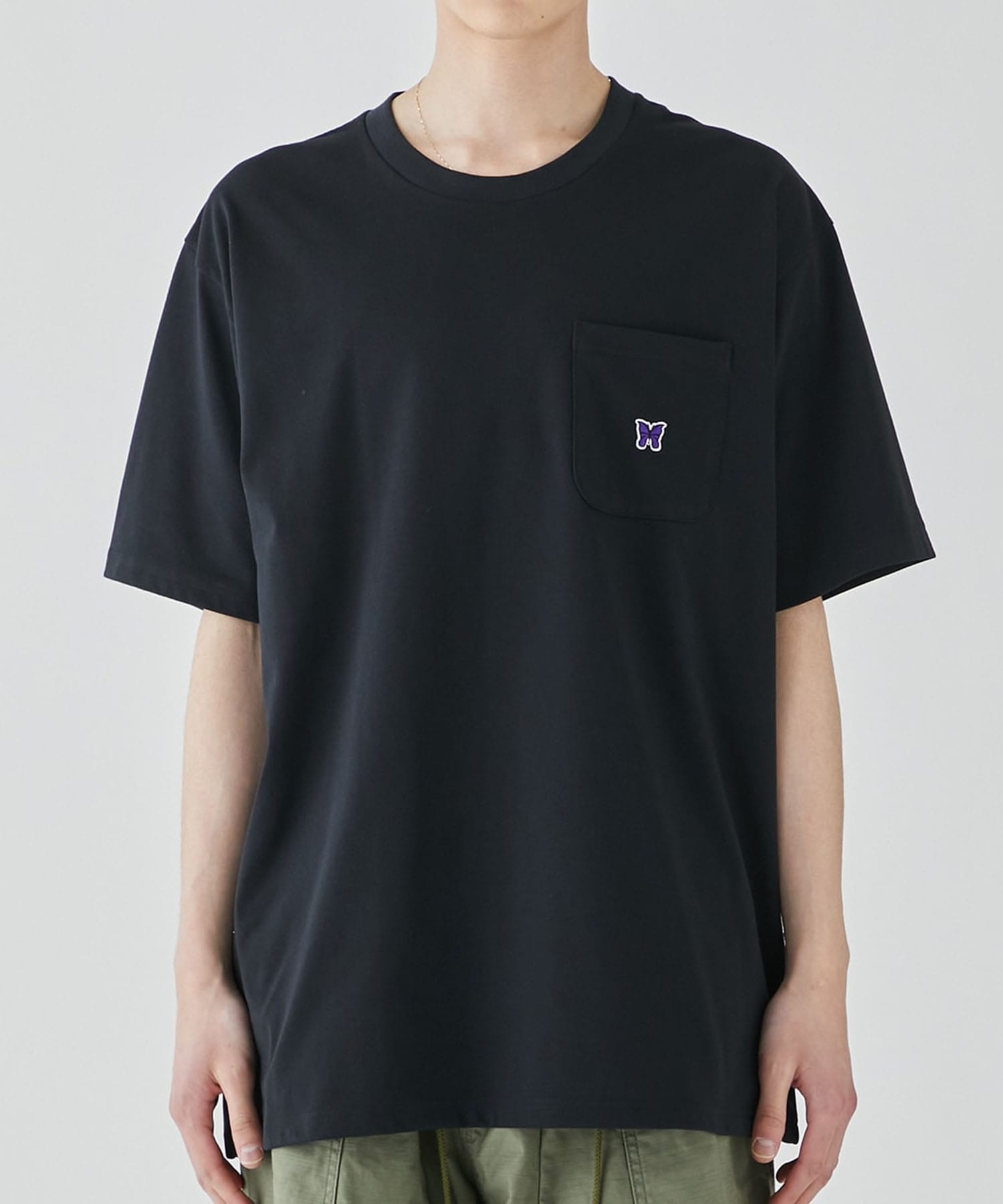 S/S Crew Neck Tee - Poly Jersey | NEEDLES