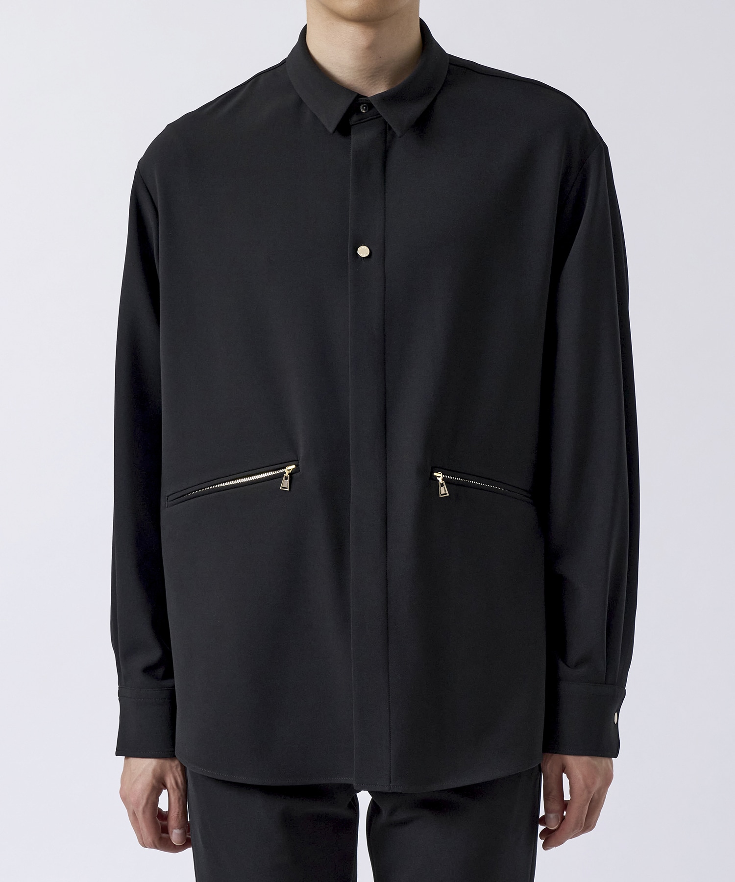 Double Cloth Zip Pocket Shirt CULLNI