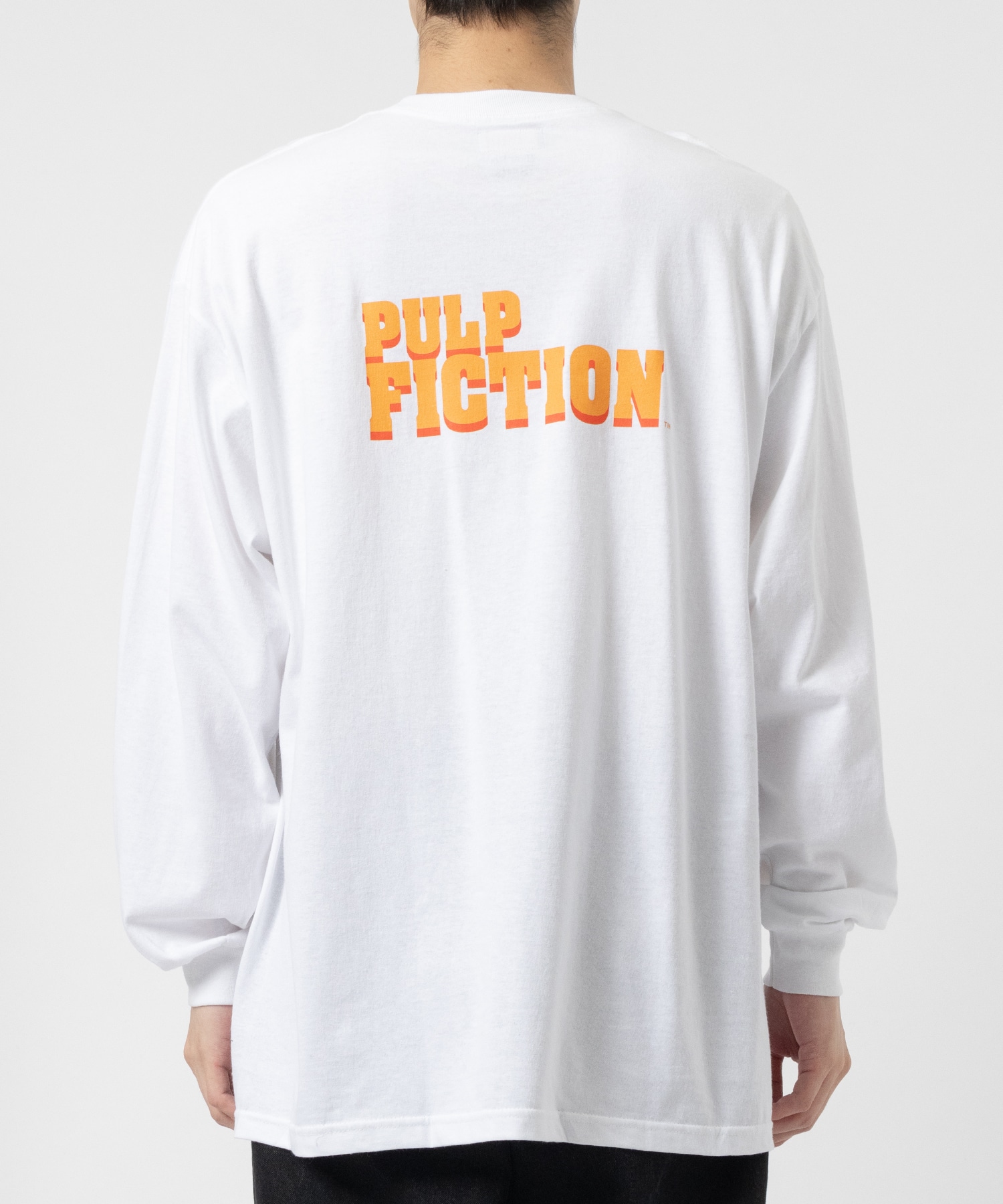 PULP FICTION / CREW NECK LONG SLEEVE T-SHIRT ( TYPE-3 ) WACKO MARIA